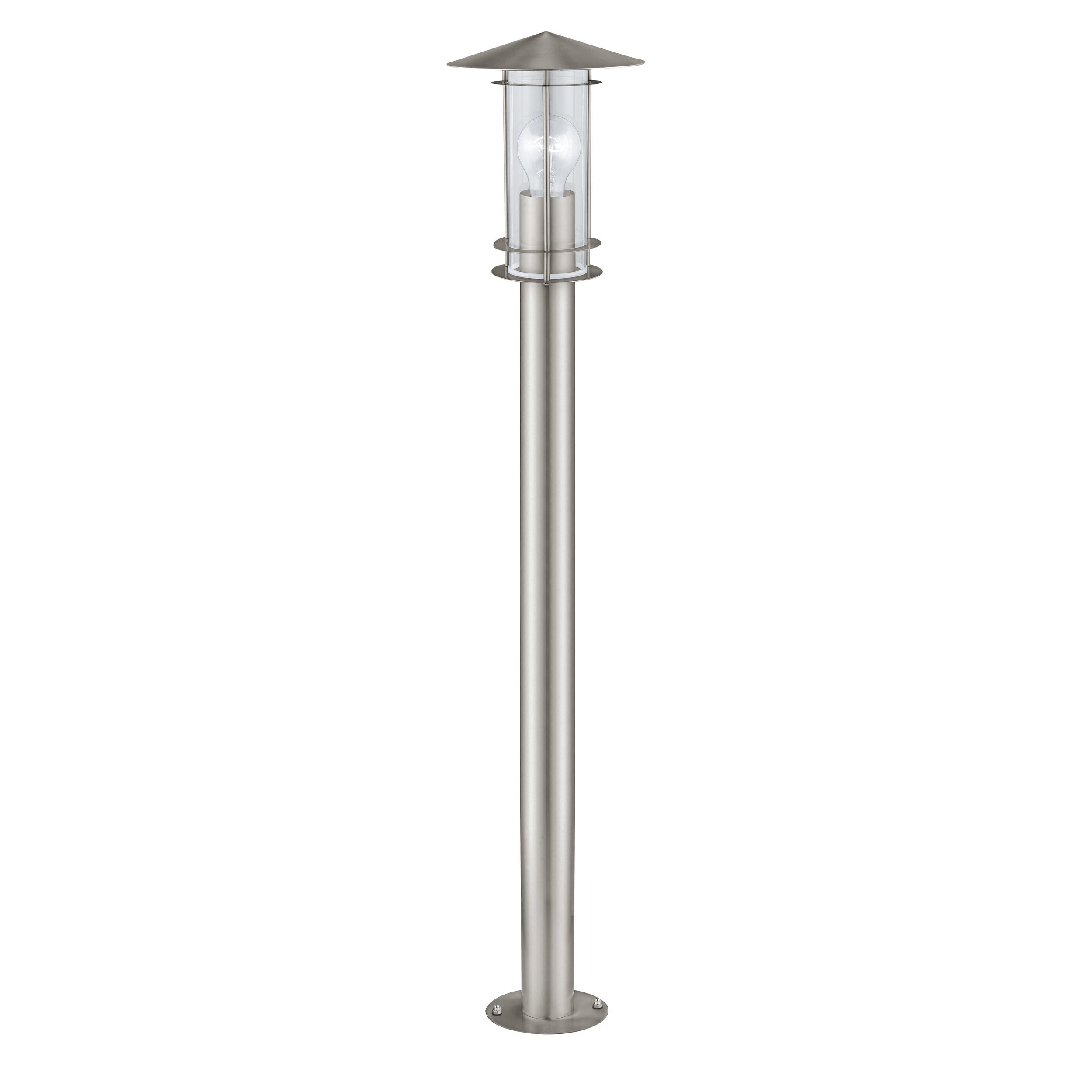 eglo-lisio-au-en-wegelampe-100-cm-e27-ip44-edelstahl-silber-glas-transparent image 1