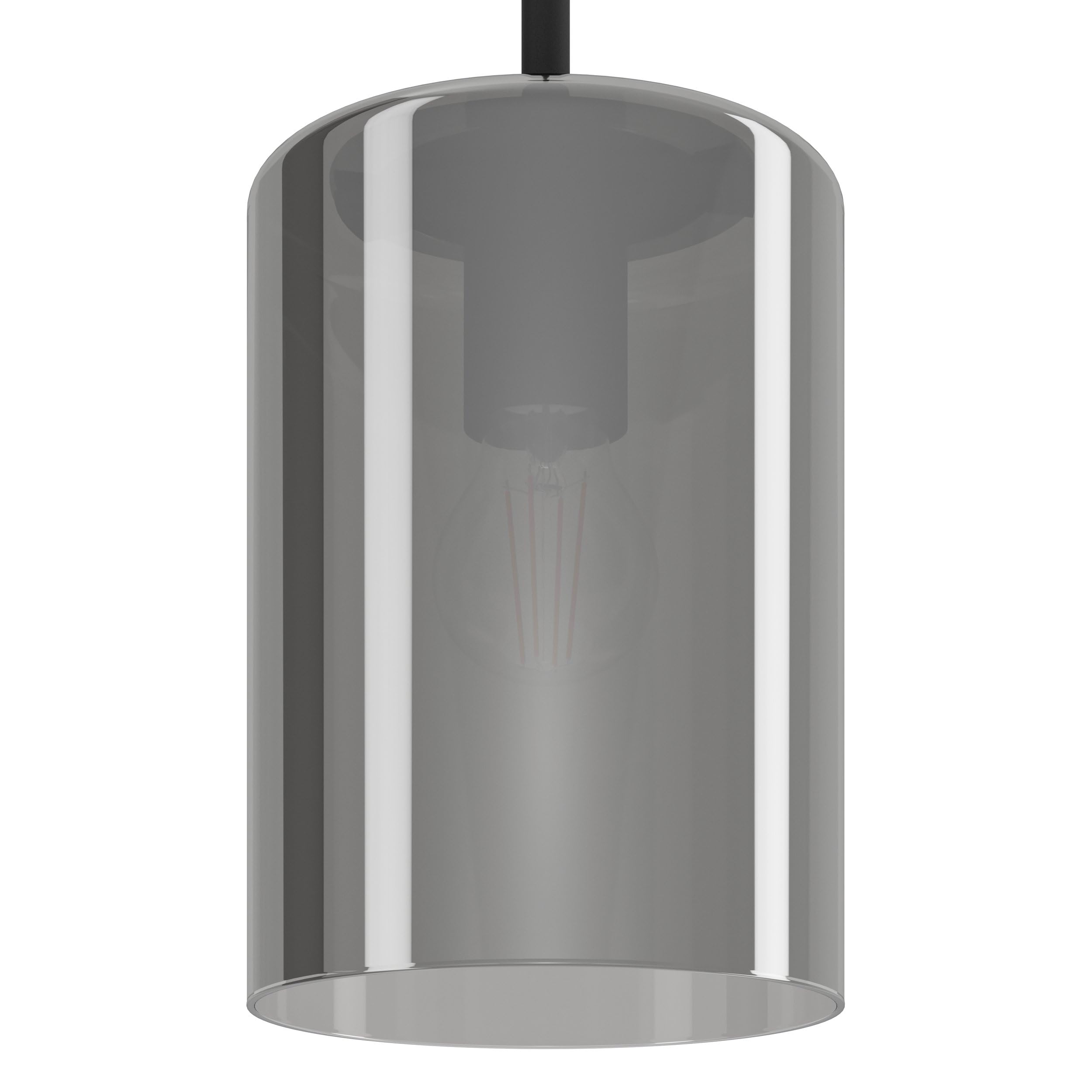 eglo-cadaques-1-pendelleuchte-e27-16-cm-stahl-silber-mit-rauchglas image 5