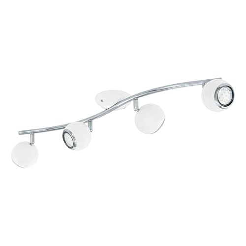 eglo-bimeda-4-flammige-led-deckenleuchte-wei-chrom-deckenstrahler-mit-gu10-warmw image 8