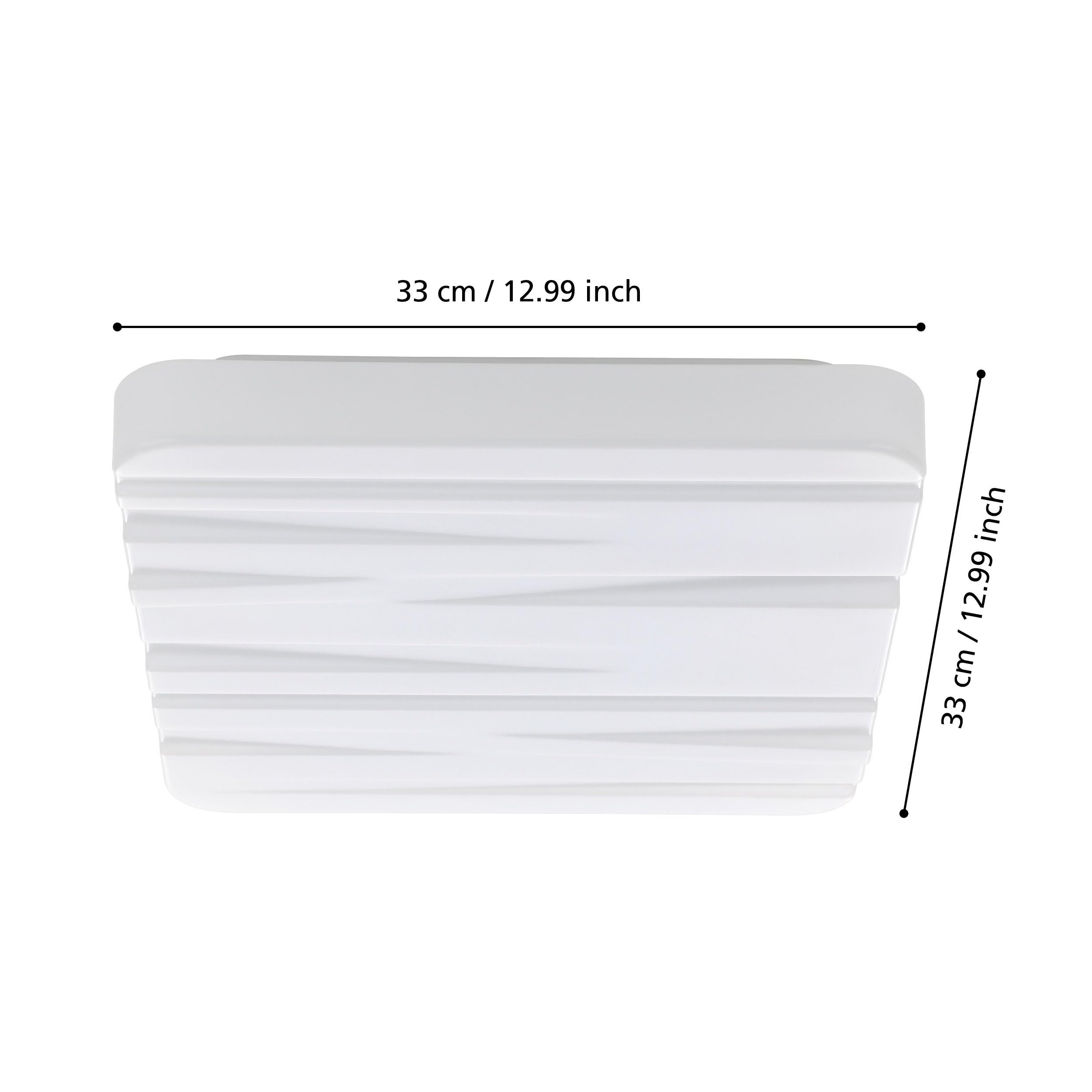 eglo-ferentino-led-deckenleuchte-quadratisch-28-cm-wei-warmwei image 3