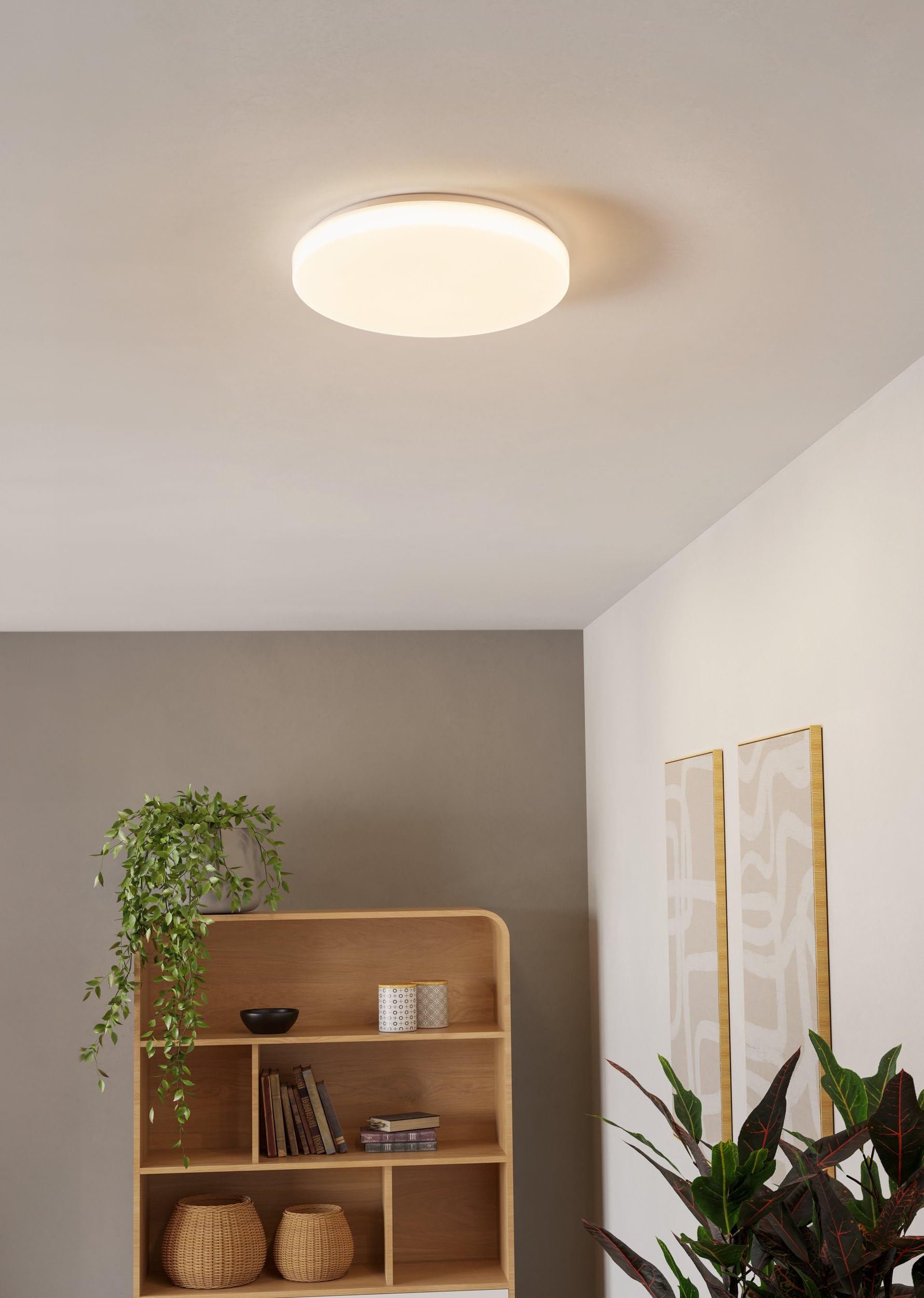 eglo-pogliola-e-led-deckenlampe-rund-31-cm-wei-1800-lm image 2