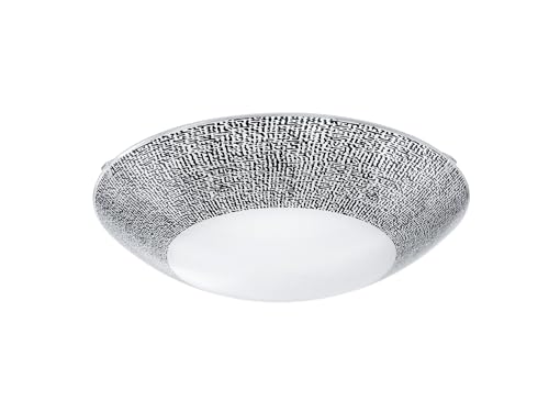 eglo-magitta-1-led-deckenlampe-31-5-cm-wei-schwarz-1600-lm-warmwei image 2