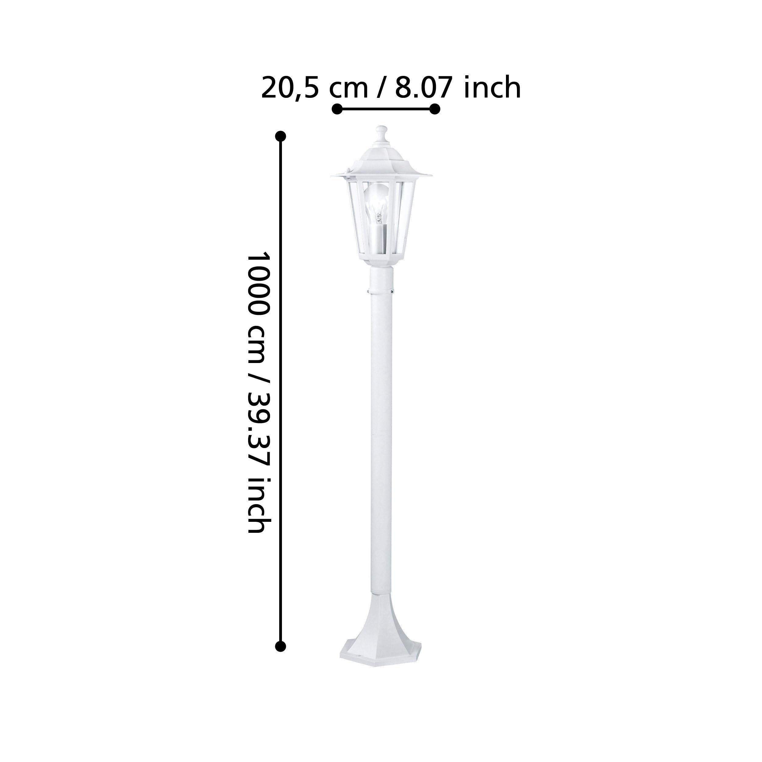 eglo-au-en-stehlampe-laterna-5-e27-ip44-garten-standleuchte-aluguss-wei-100cm image 6