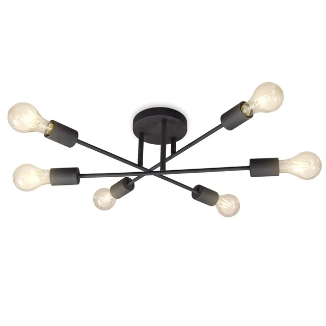 briloner-b-k-licht-deckenleuchte-6-flammig-e27-vintage-54-3-x-19-2-cm-schwarz image 1