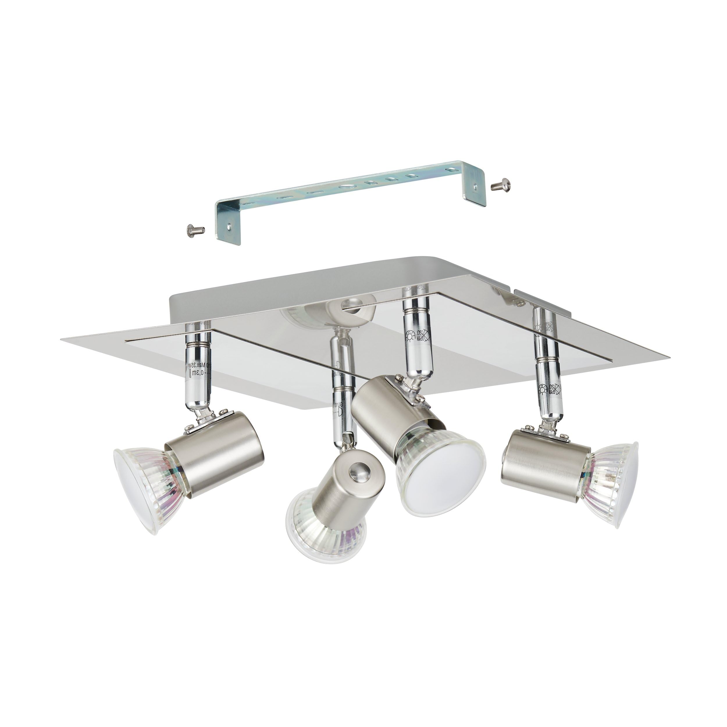 eglo-rottelo-deckenleuchte-4-flammig-gu10-schwenkbar-26x24-cm-nickel-matt-chrom image 4