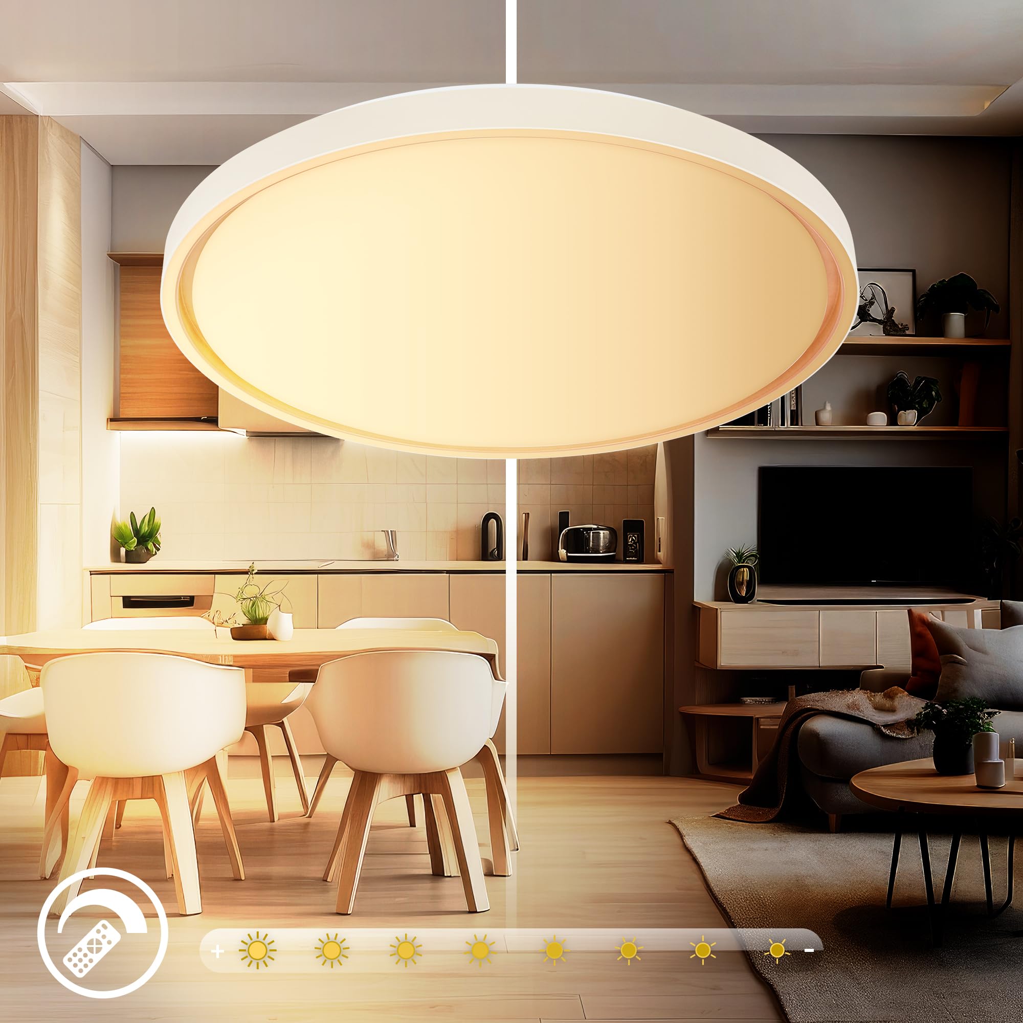 briloner-led-deckenlampe-dimmbar-mit-fernbedienung-49-cm-cct-coffee image 7