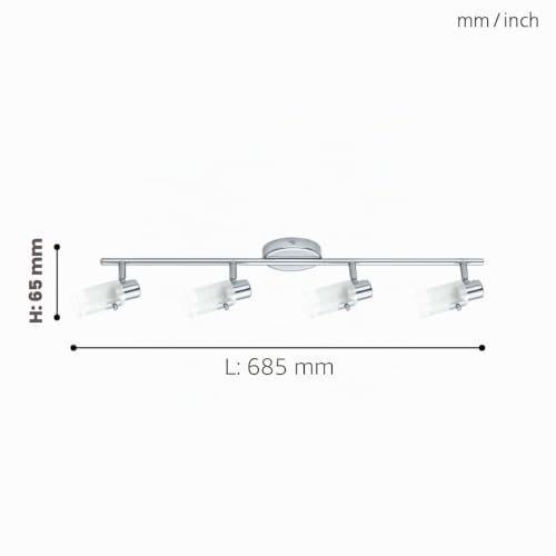 eglo-orvieto-2-led-deckenlampe-4-flammig-chrom-wei-g9-inkl-leuchtmittel image 5