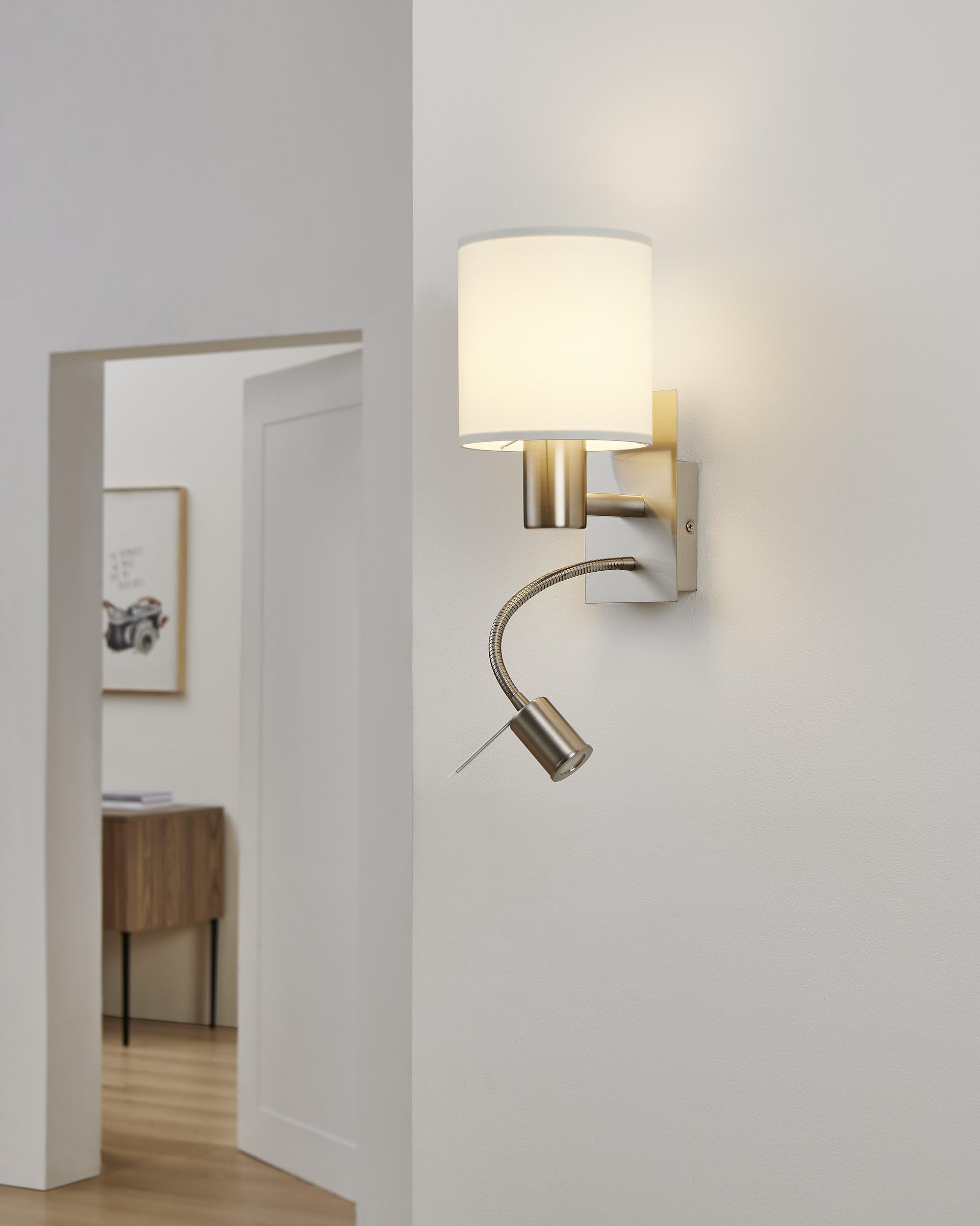 eglo-pasteri-wandlampe-2-flammig-textil-wei-led-leselicht-e27 image 3