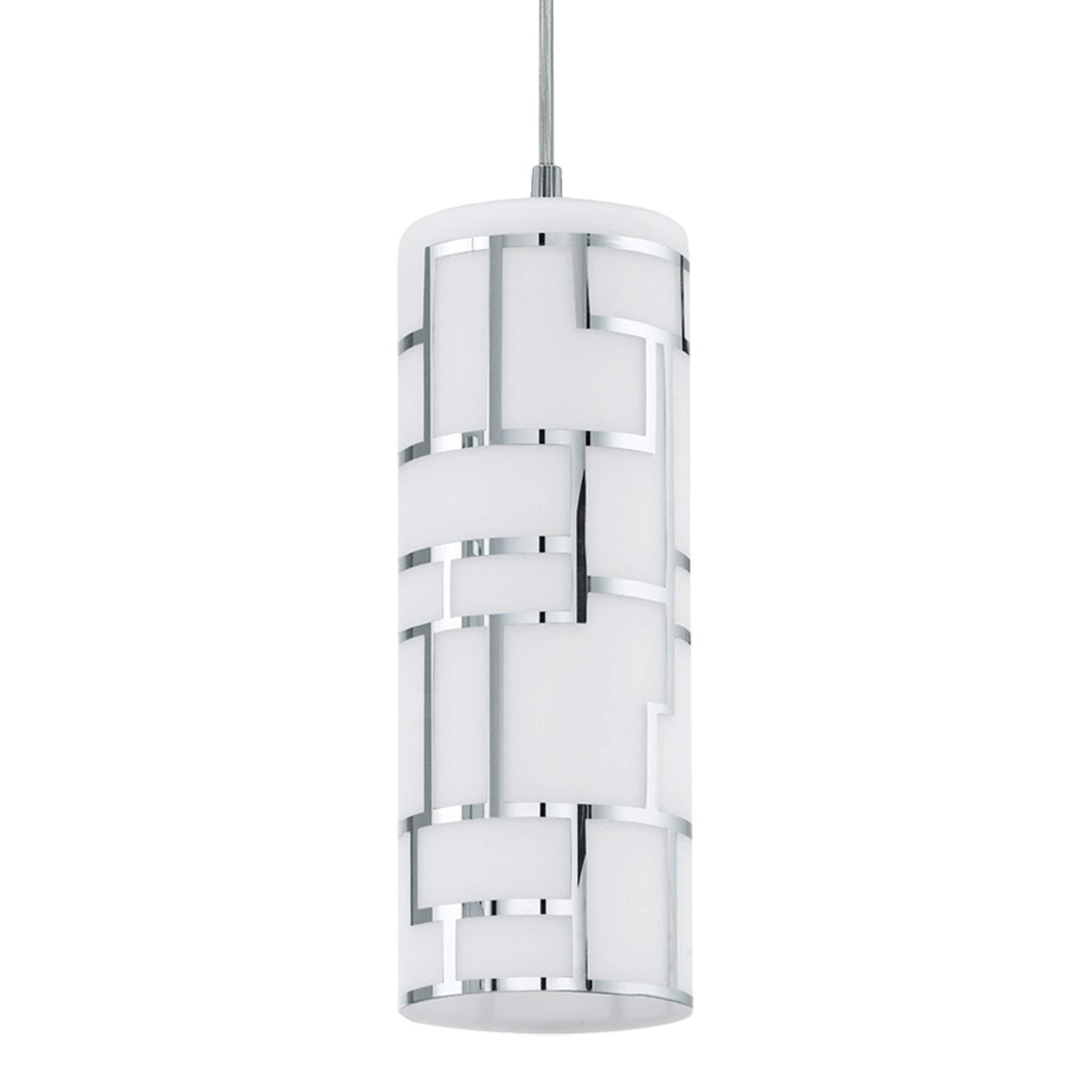 eglo-bayman-pendelleuchte-3-flammig-e27-stahl-chrom-glas-wei-72-cm-esstischlampe image 5