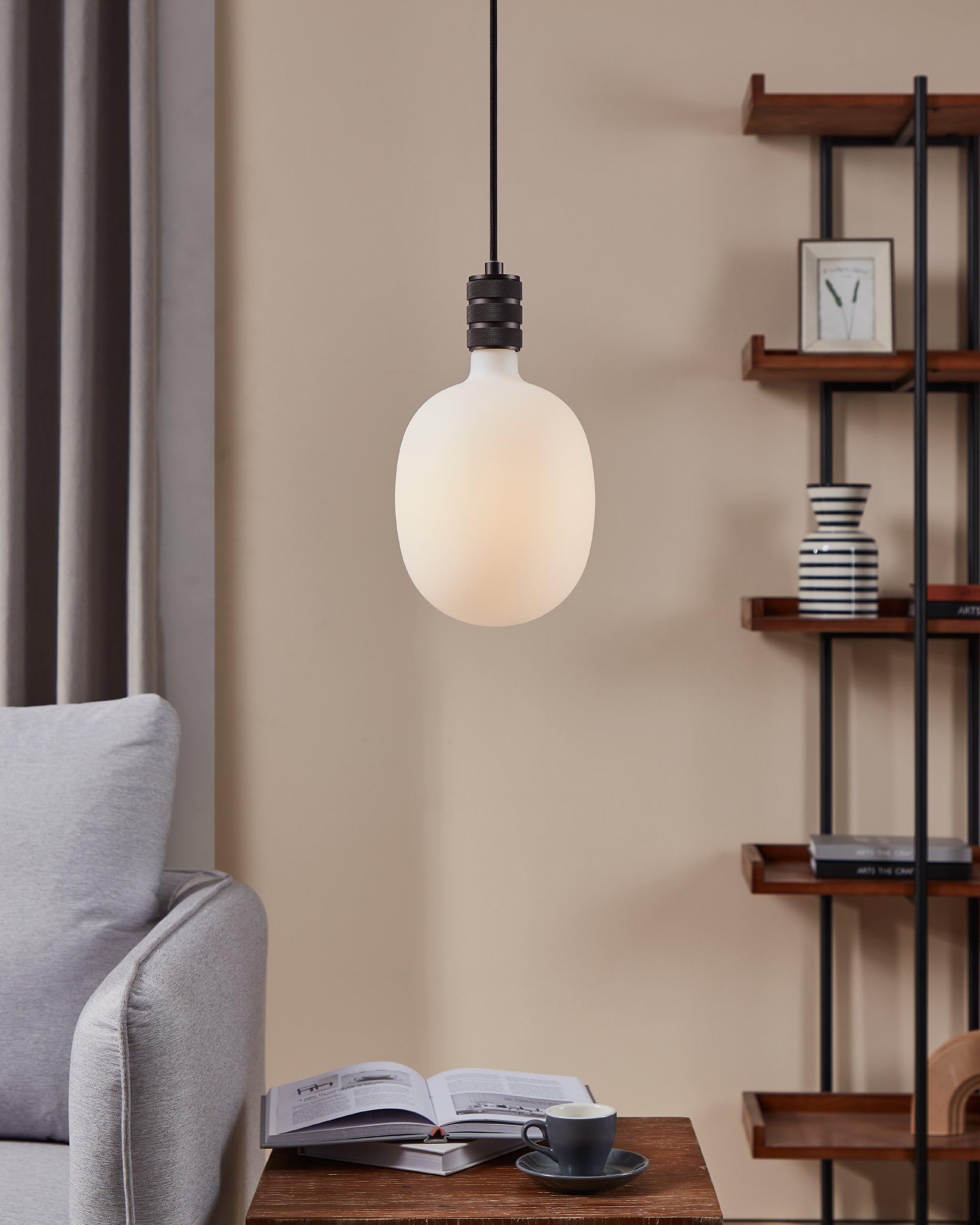 eglo-big-size-oval-e27-led-lampe-dimmbar-opalwei-4w-27-cm-17-cm image 2