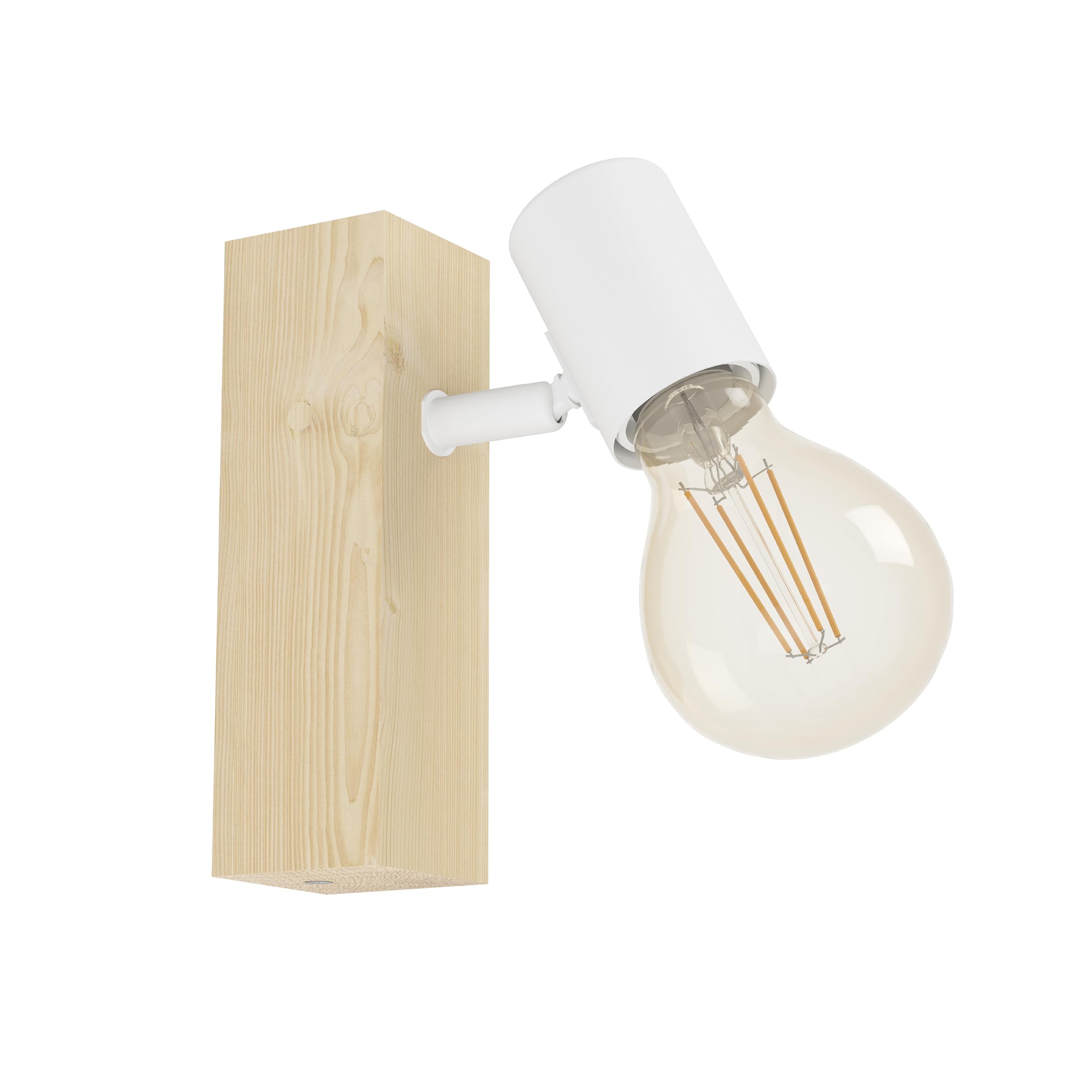 eglo-townshend-3-deckenlampe-2-flammig-vintage-industrial-stahl-holz-e27 image 5