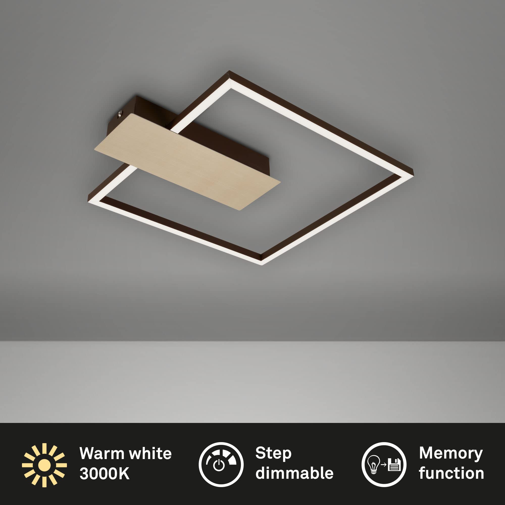 briloner-3544-017-led-deckenleuchte-eckig-dimmbar-gold-braun-375x320-mm image 2