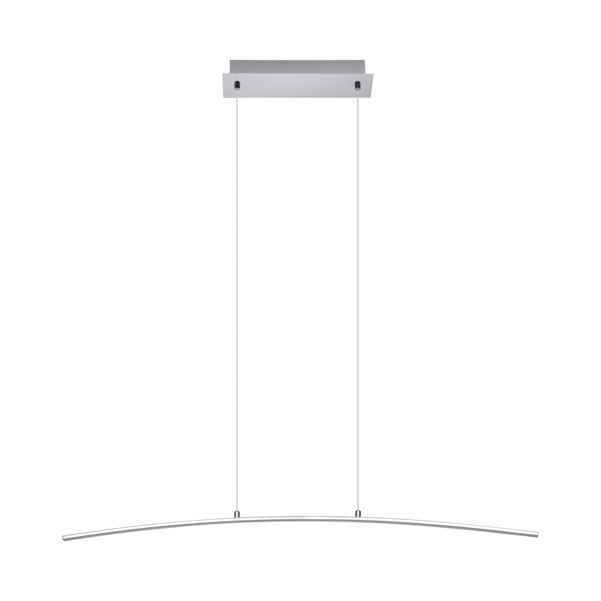 eglo-pendellampe-lasana-1-flammig-led-14w-1400lm-chrom-wei-90cm image 2