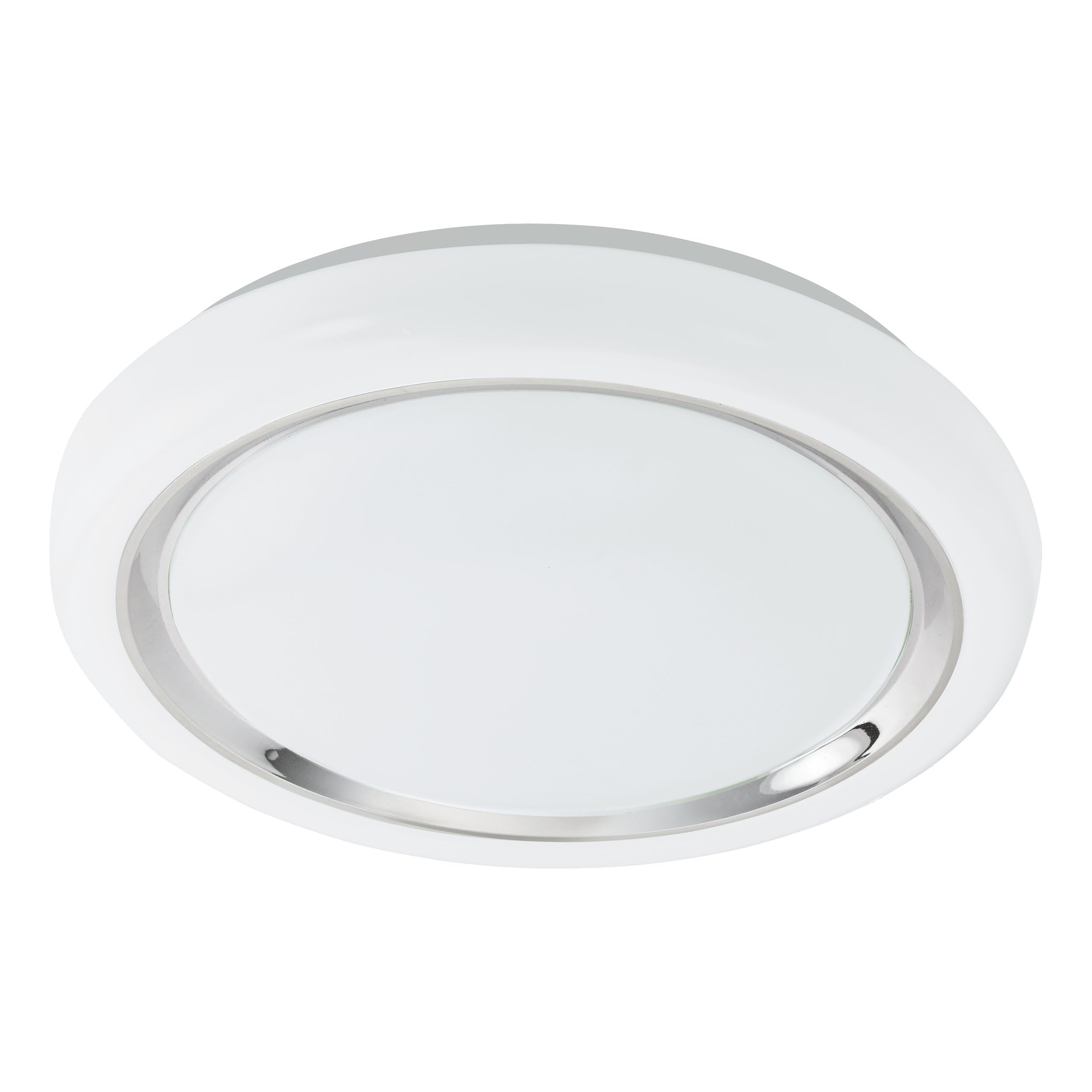 eglo-led-deckenlampe-capasso-deckenleuchte-chrom-wei-34-cm image 1