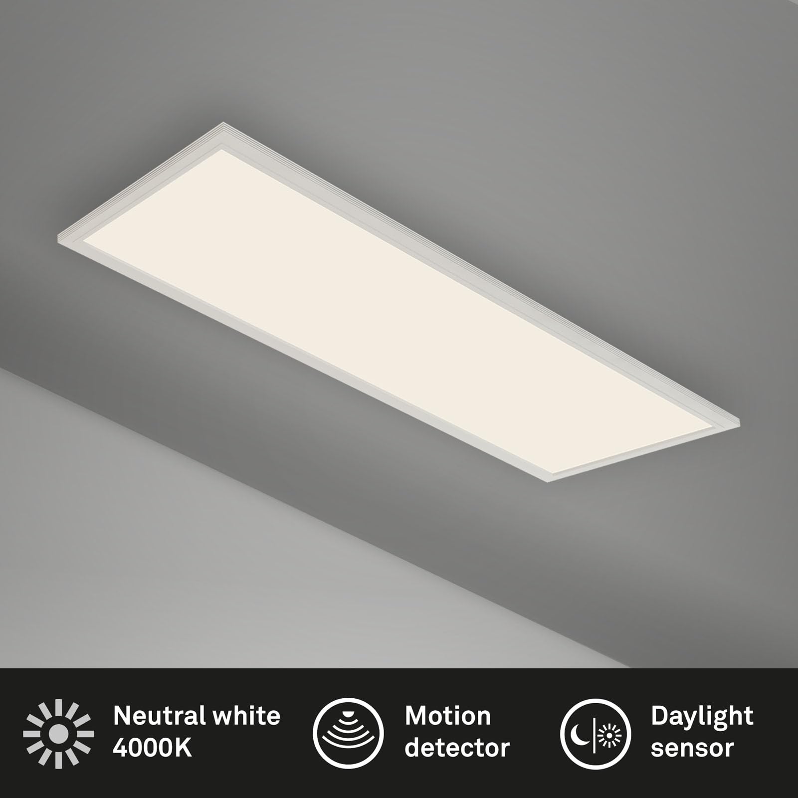 briloner-led-deckenleuchte-panel-mit-bewegungsmelder-neutralwei-119-5-cm-wei image 2