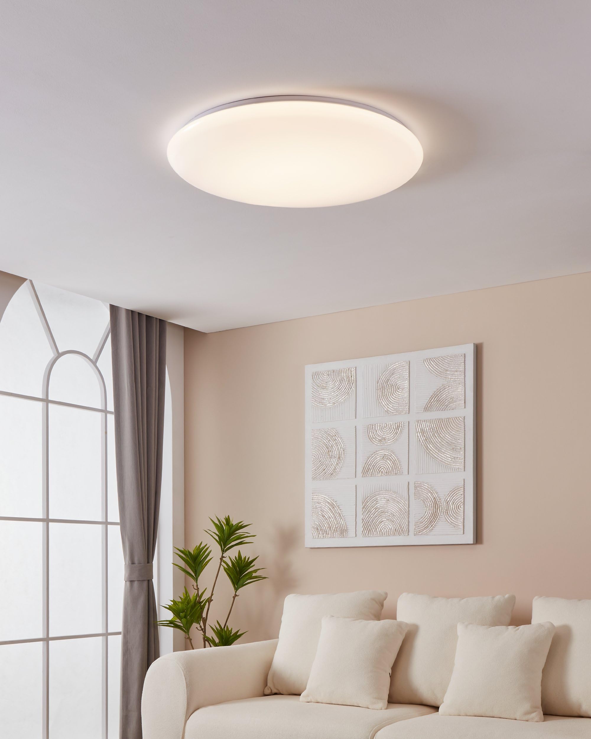 eglo-giron-led-deckenlampe-76-cm-stahl-dimmbar-mit-fernbedienung-nachtlicht-time image 3