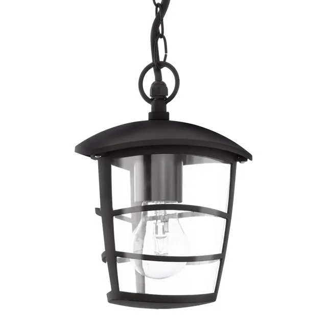 eglo-aloria-au-en-h-ngelampe-1-flammig-laterne-schwarz-aluminiumguss-e27-ip44 image 1