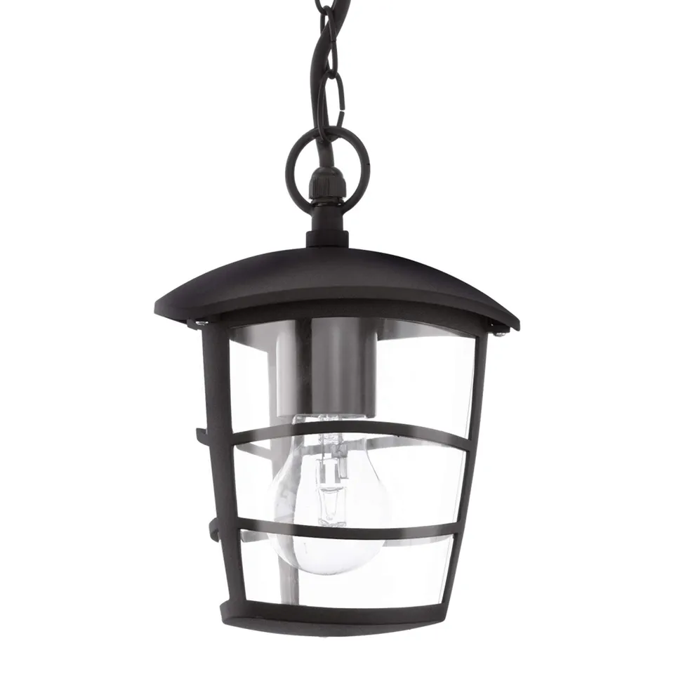 eglo-aloria-au-en-h-ngelampe-1-flammig-laterne-schwarz-aluminiumguss-e27-ip44 image 1