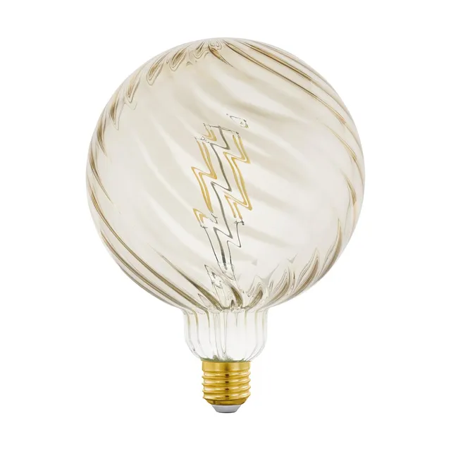 eglo-g150-led-globe-e27-dimmbar-15-cm-amber-vintage-4-w-200-lumen-2200-k image 1
