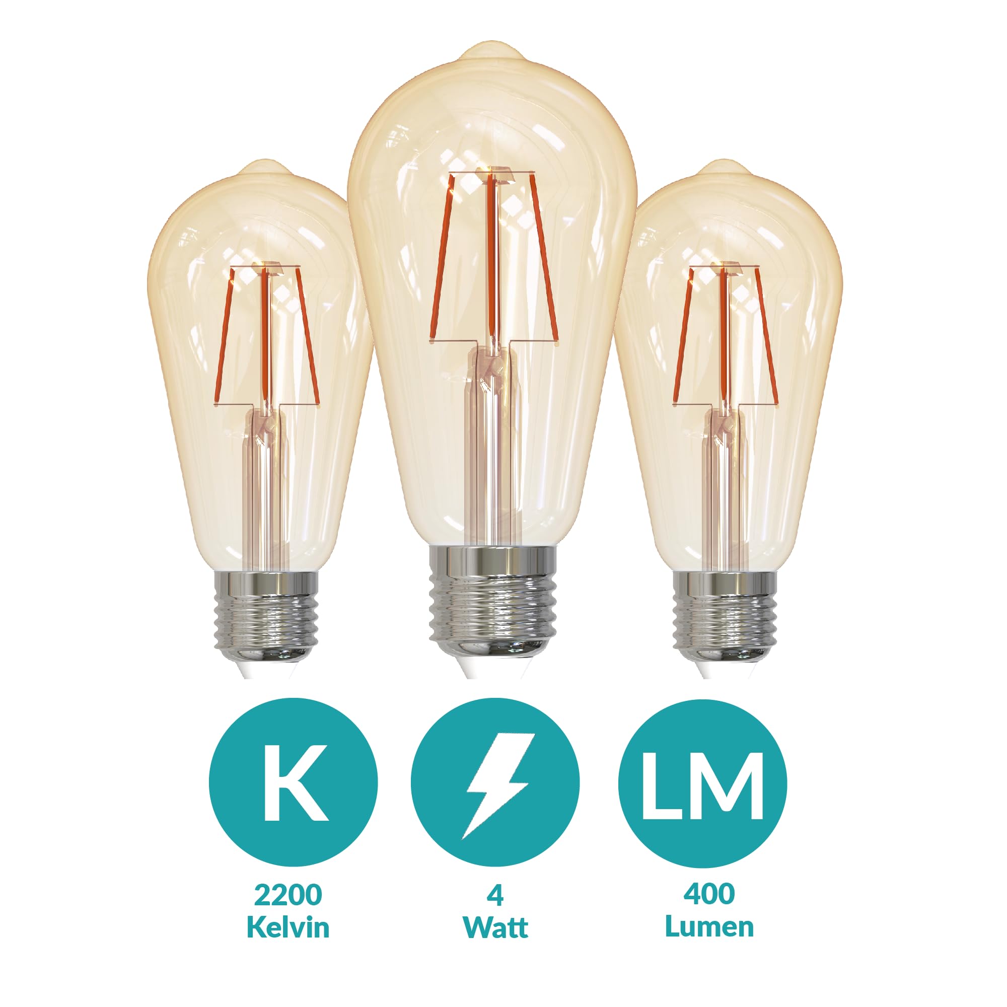 eglo-e27-filament-led-3er-set-st64-edison-vintage-amber-4w-40w-2200k image 4