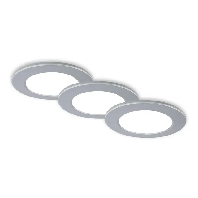 briloner-bad-einbaustrahler-led-3er-set-mit-fernbedienung-cct-dimmbar-ip44 image 1