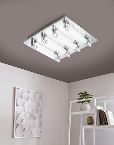 eglo-velarde-led-deckenleuchte-32x32-cm-stahl-chrom-glas-klar image 4