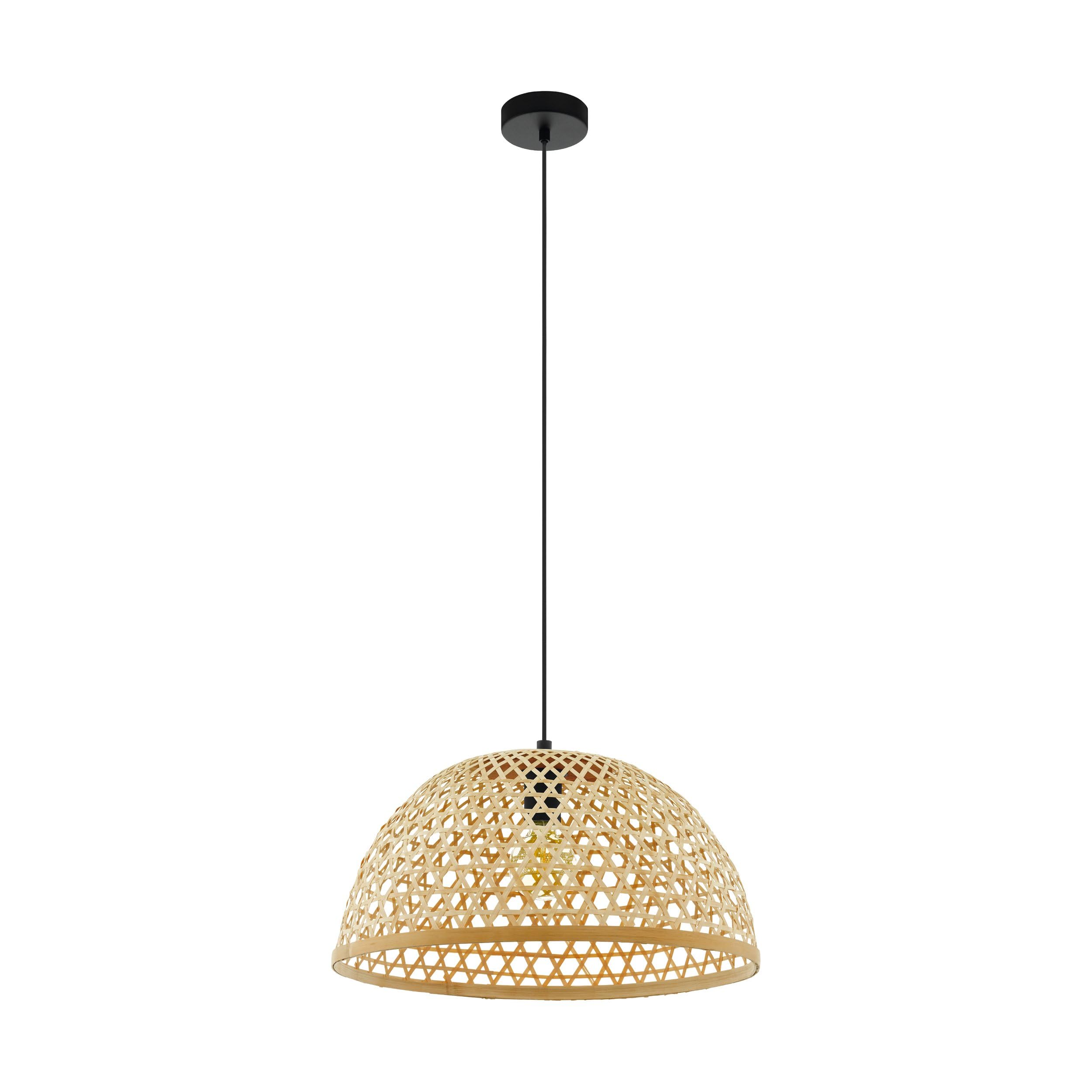 eglo-claverdon-deckenleuchte-boho-natur-e27-37-cm image 7