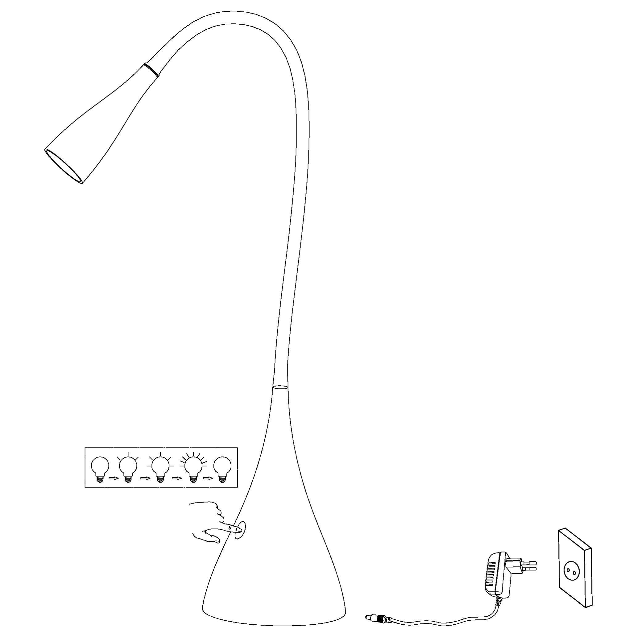 eglo-snapora-led-tischlampe-mit-touch-dimmer-schwarz image 7