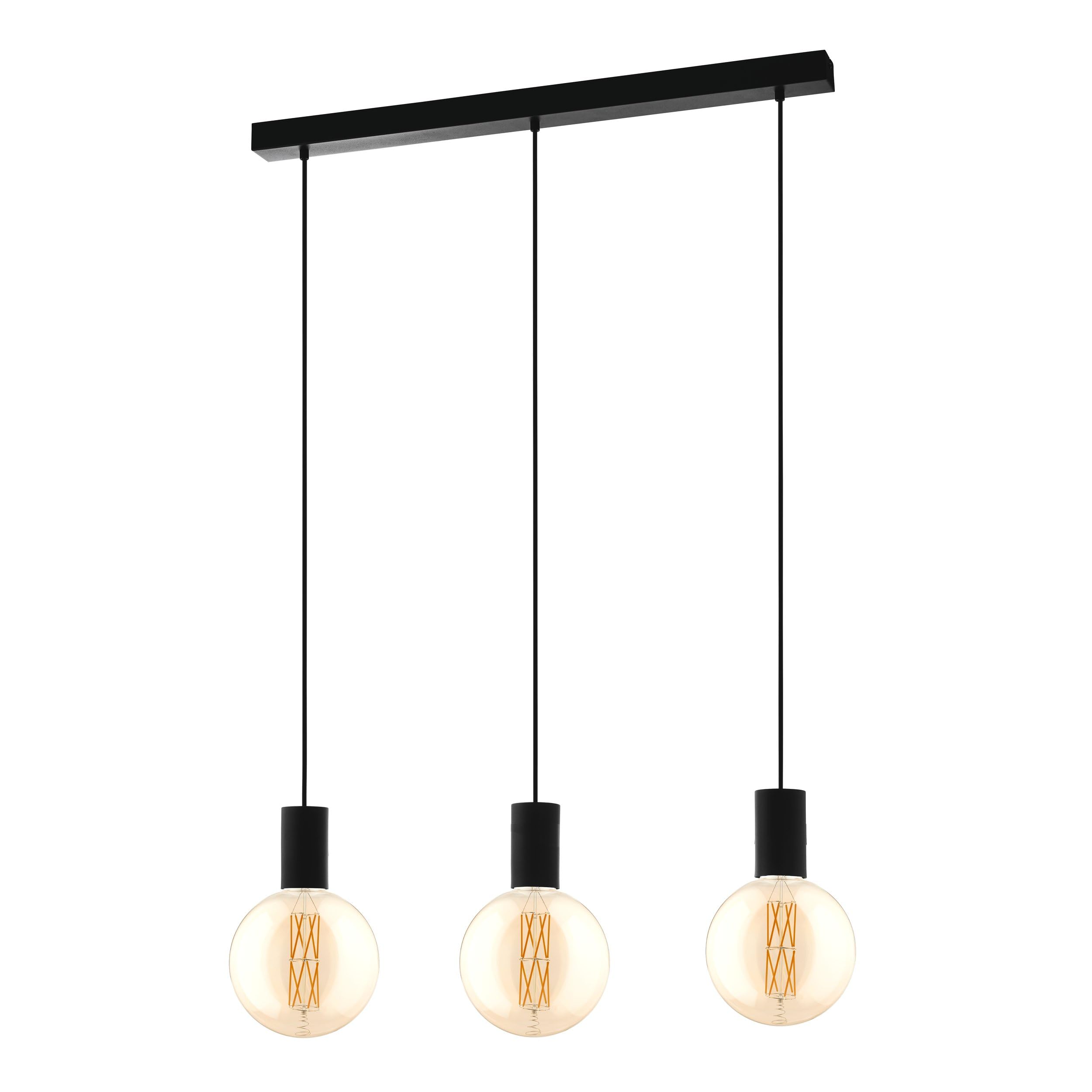 eglo-pinetina-h-ngelampe-e27-mit-stecker-schwarz-metall-pendelleuchte image 6