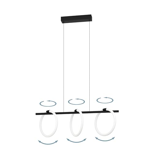 eglo-caranacoa-led-h-ngelampe-3-flammig-78-cm-schwarz-wei-warmwei image 8