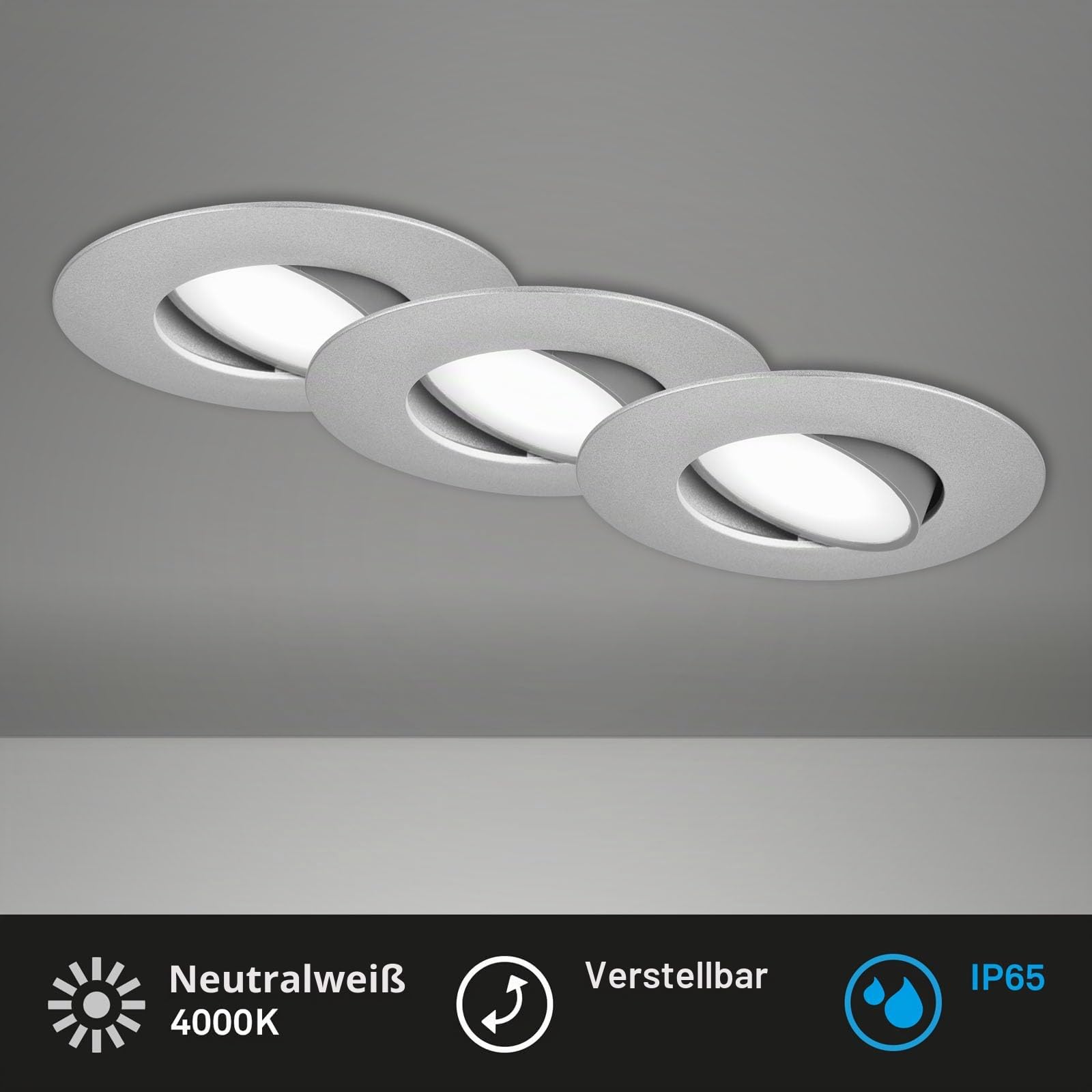 briloner-3er-set-led-einbaustrahler-ip65-dimmbar-chrom-matt-90x45-mm image 2