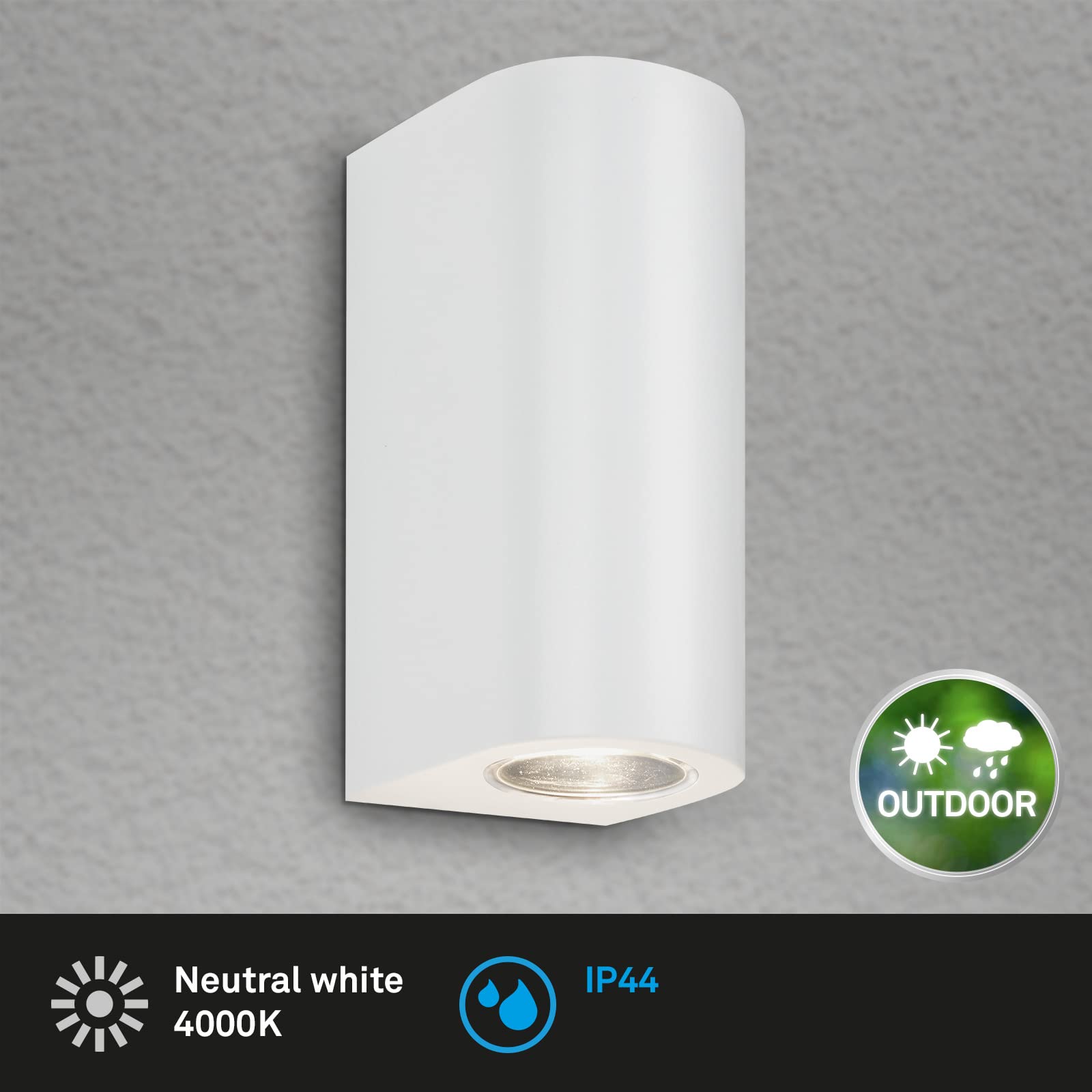 briloner-3648-026-led-au-enwandleuchte-ip44-up-down-2x-gu10-wei-155x70x90mm image 2