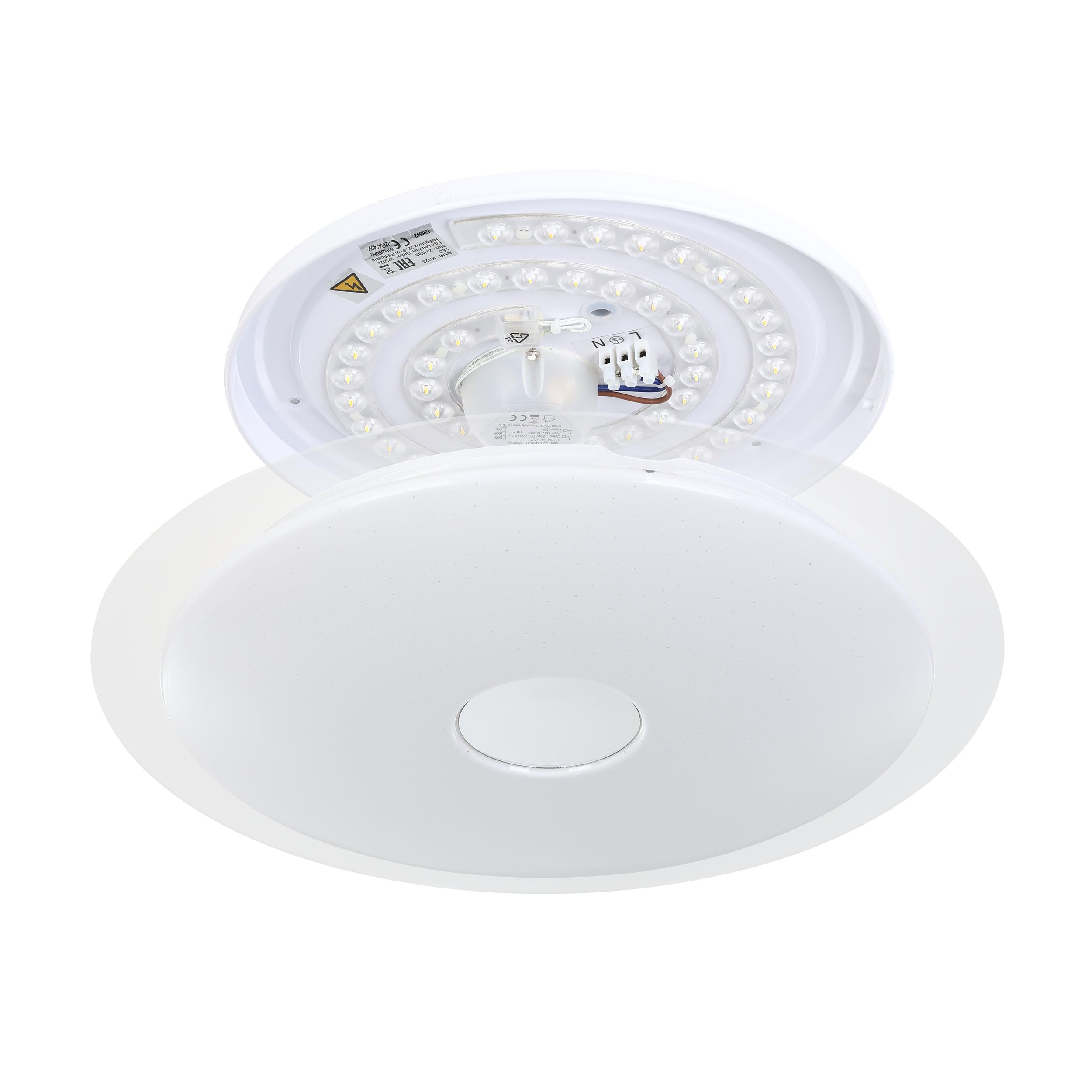 eglo-led-deckenleuchte-lanciano-1-40-cm-mit-fernbedienung-und-kristall-effekt image 6