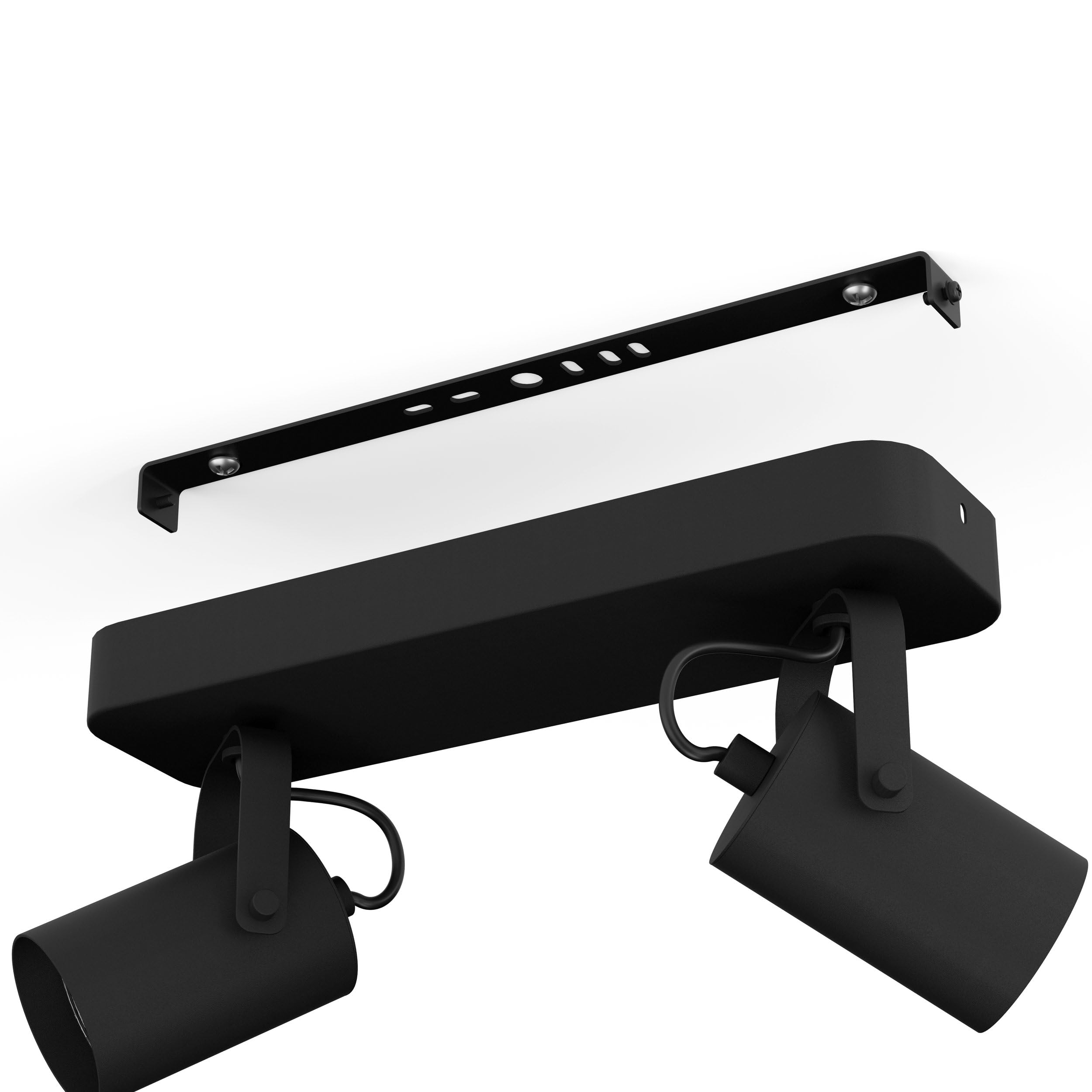 eglo-sorego-led-deckenlampe-2-flammig-schwarz-schwenkbar-mit-gu10-warmwei image 5