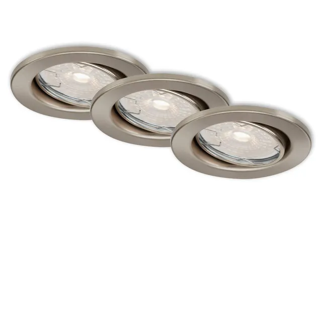 briloner-led-einbaustrahler-3er-set-aluminiumfarbig-schwenkbar-dimmbar-3x400-lm- image 1