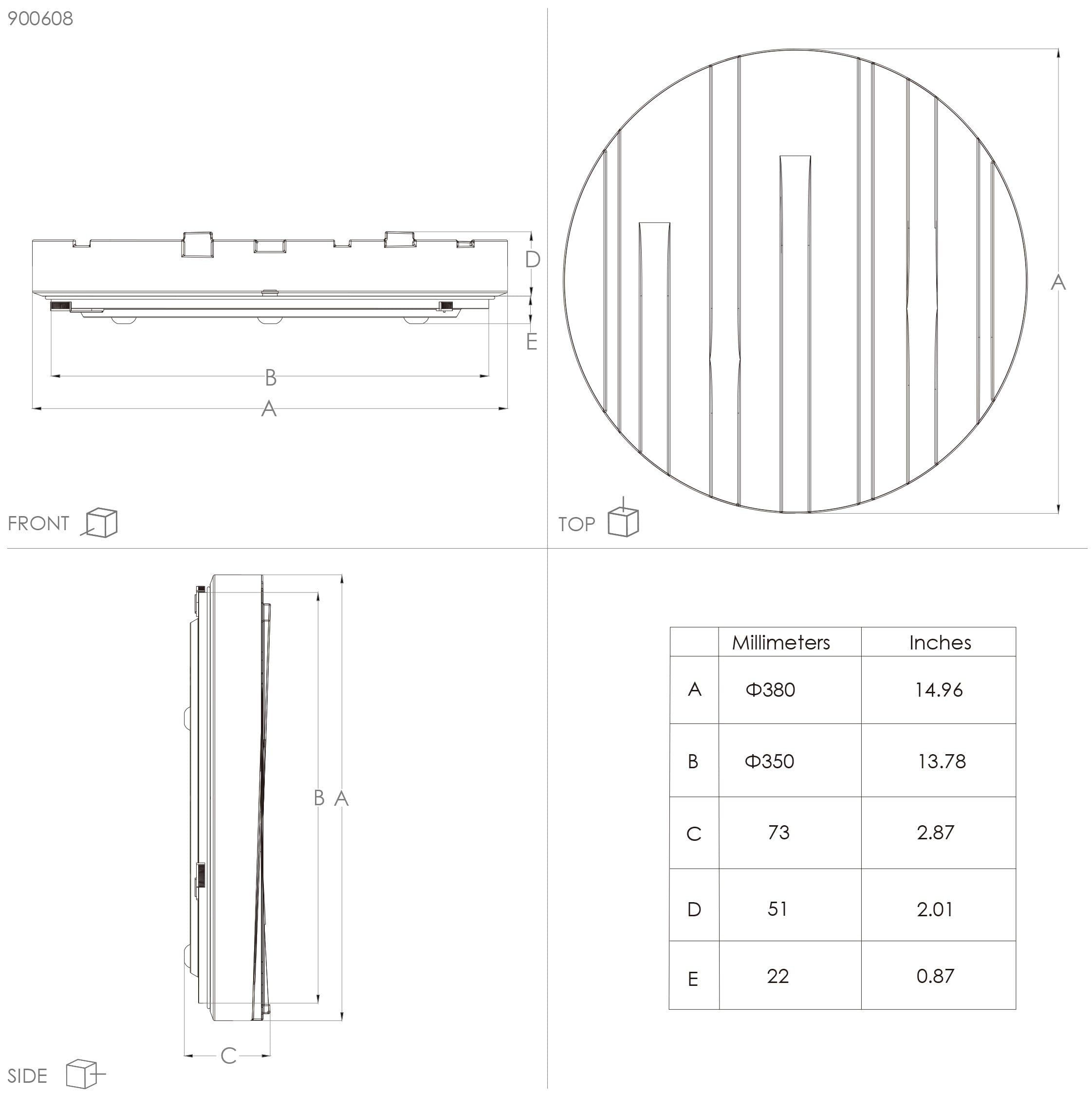 eglo-ferentino-led-deckenleuchte-rund-38-cm-wei-warmwei image 3
