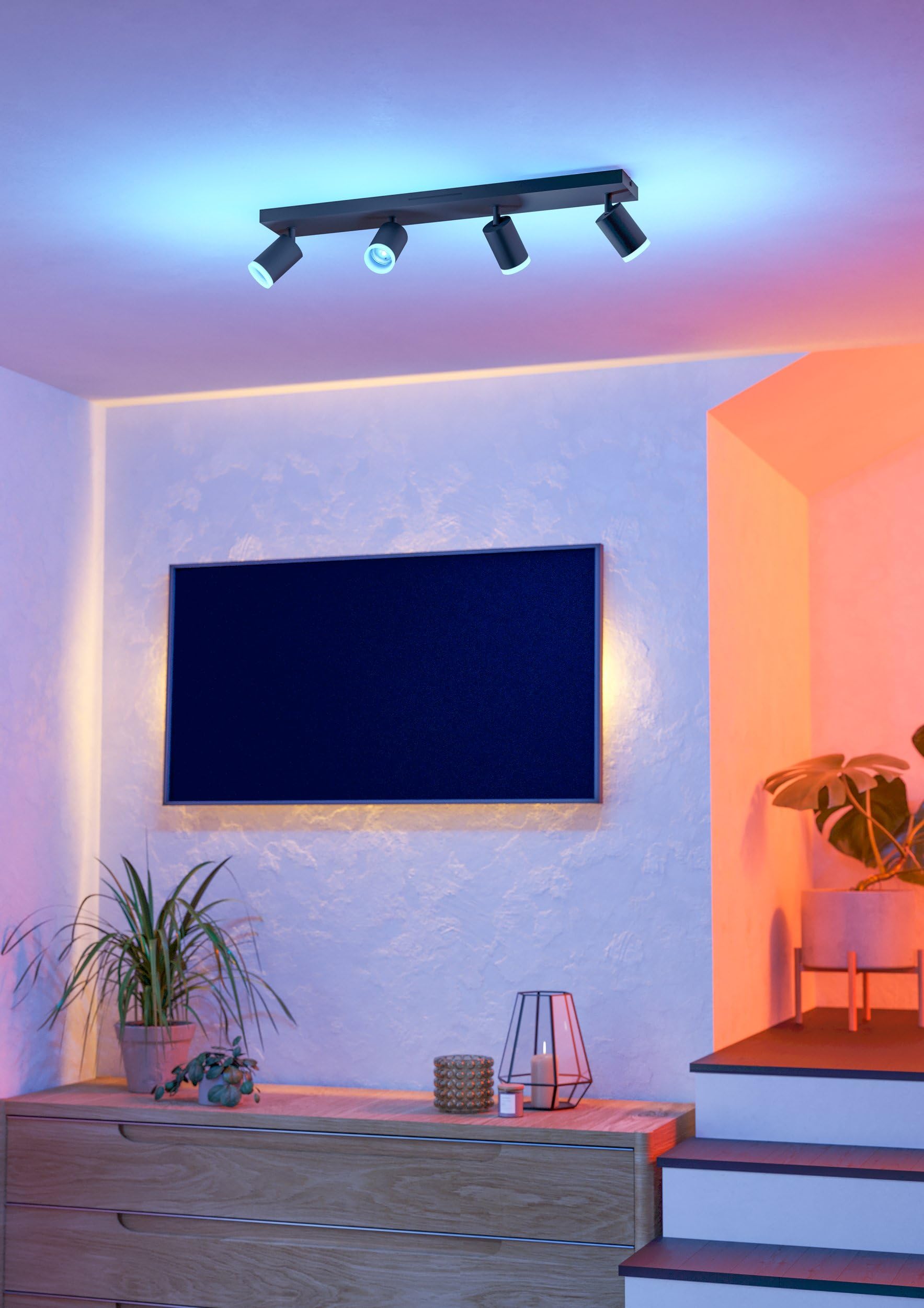 eglo-connect-z-melitello-z-smart-led-deckenstrahler-4-spots-schwarz-zigbee-matte image 3