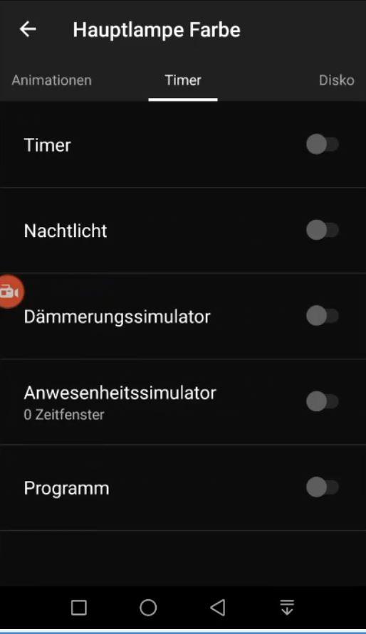 Coole Farben, einfaches Setup