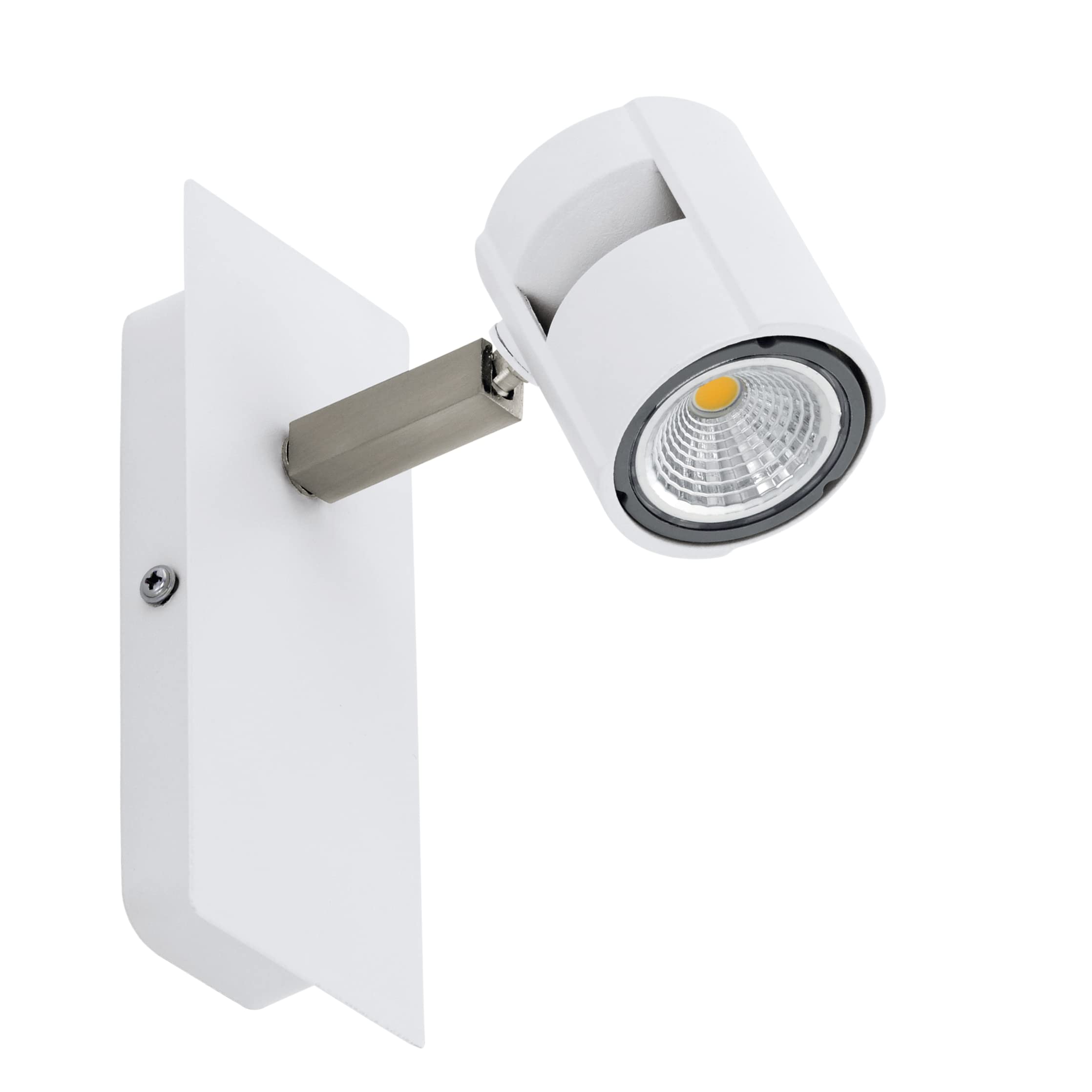 eglo-vergiano-led-wandlampe-wei-nickel-matt-schwenkbar-gu10-warmwei image 4