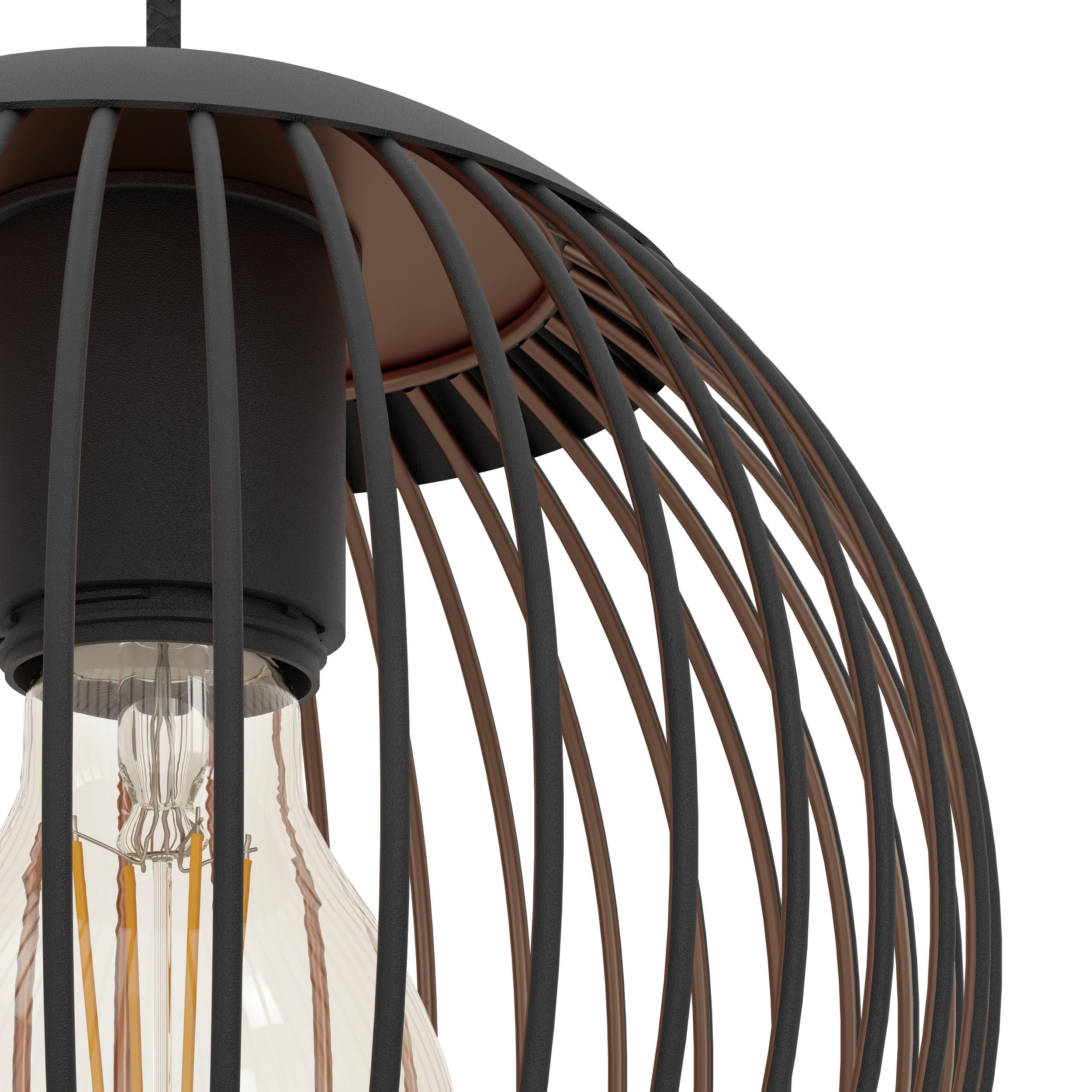 eglo-almanzora-pendelleuchte-3-flammig-e27-90-cm-schwarz-kupfer image 3