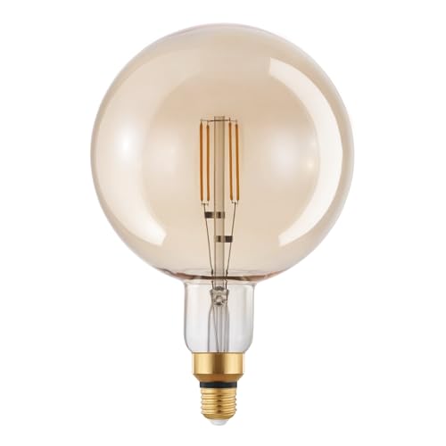 eglo-big-size-g200-globe-e27-led-amber-vintage-dimmbar-30-5-cm-4w-400lm-2200k image 6