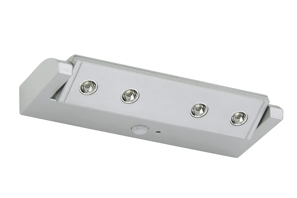 briloner-unterbauleuchte-mit-sensor-4x-led-titan-silber-schwenkbar image 1
