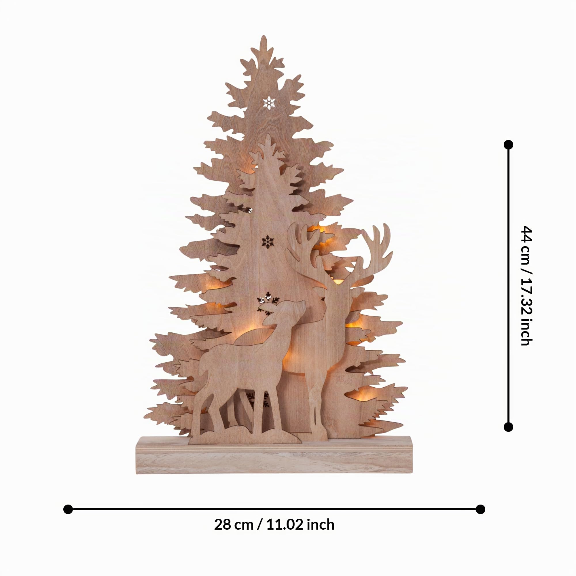 eglo-weihnachts-silhouette-led-weihnachtsdeko-holz-wald-44-cm image 3
