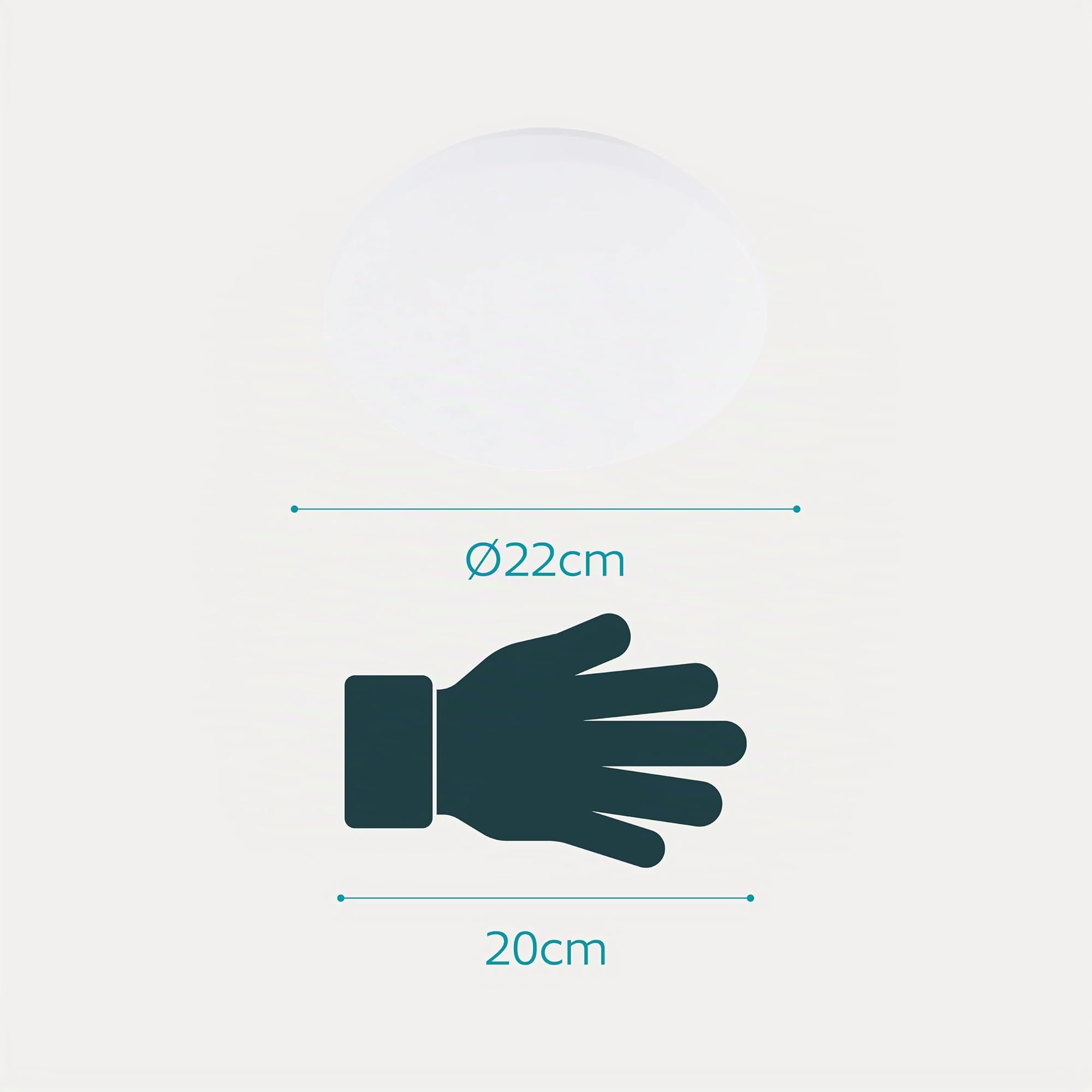 eglo-pogliola-e-led-deckenlampe-flach-rund-22-cm-wei-neutralwei image 5