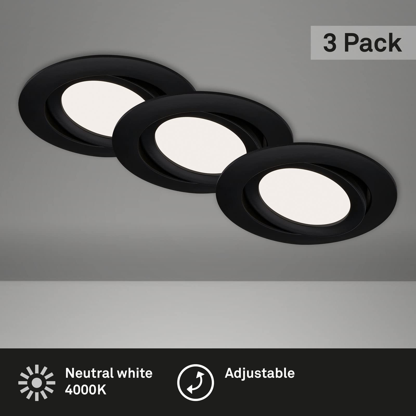 briloner-led-einbauleuchten-3er-set-schwarz-matt-schwenkbar-7w-600lm-4000k-ip23 image 2