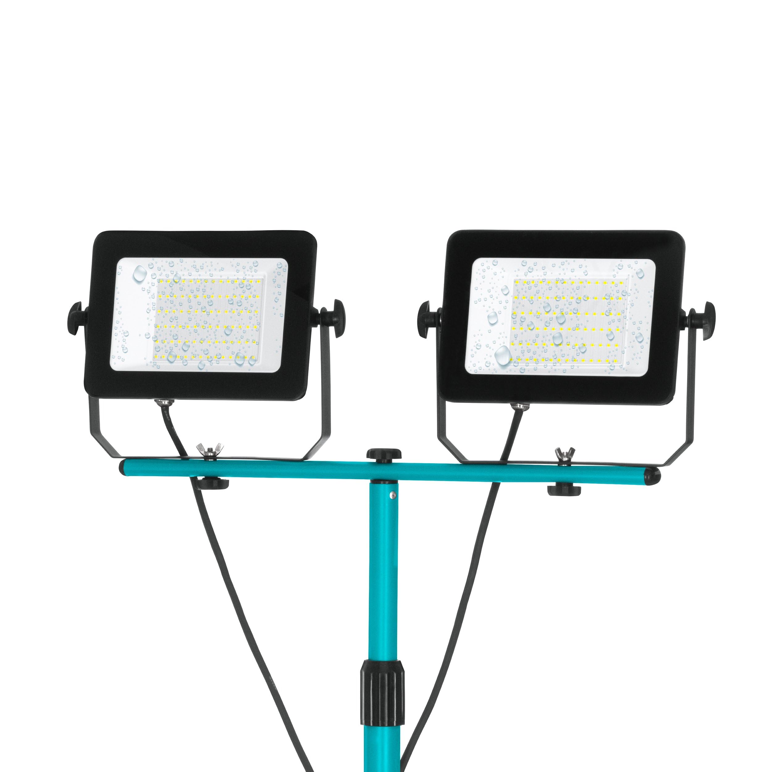 eglo-led-baustrahler-2-fach-mit-stativ-2x50w-9000lm-ip65 image 6