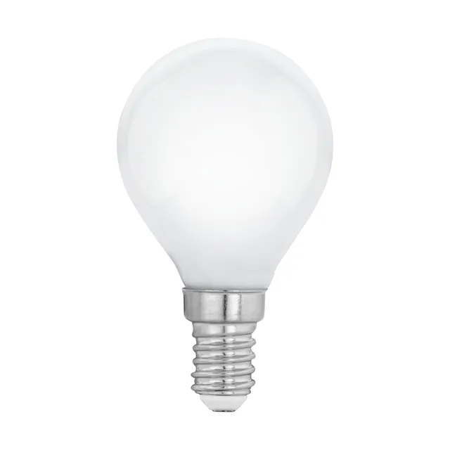 eglo-p45-e14-led-lampe-milky-tropfen-4w-warmwei-2700k image 1