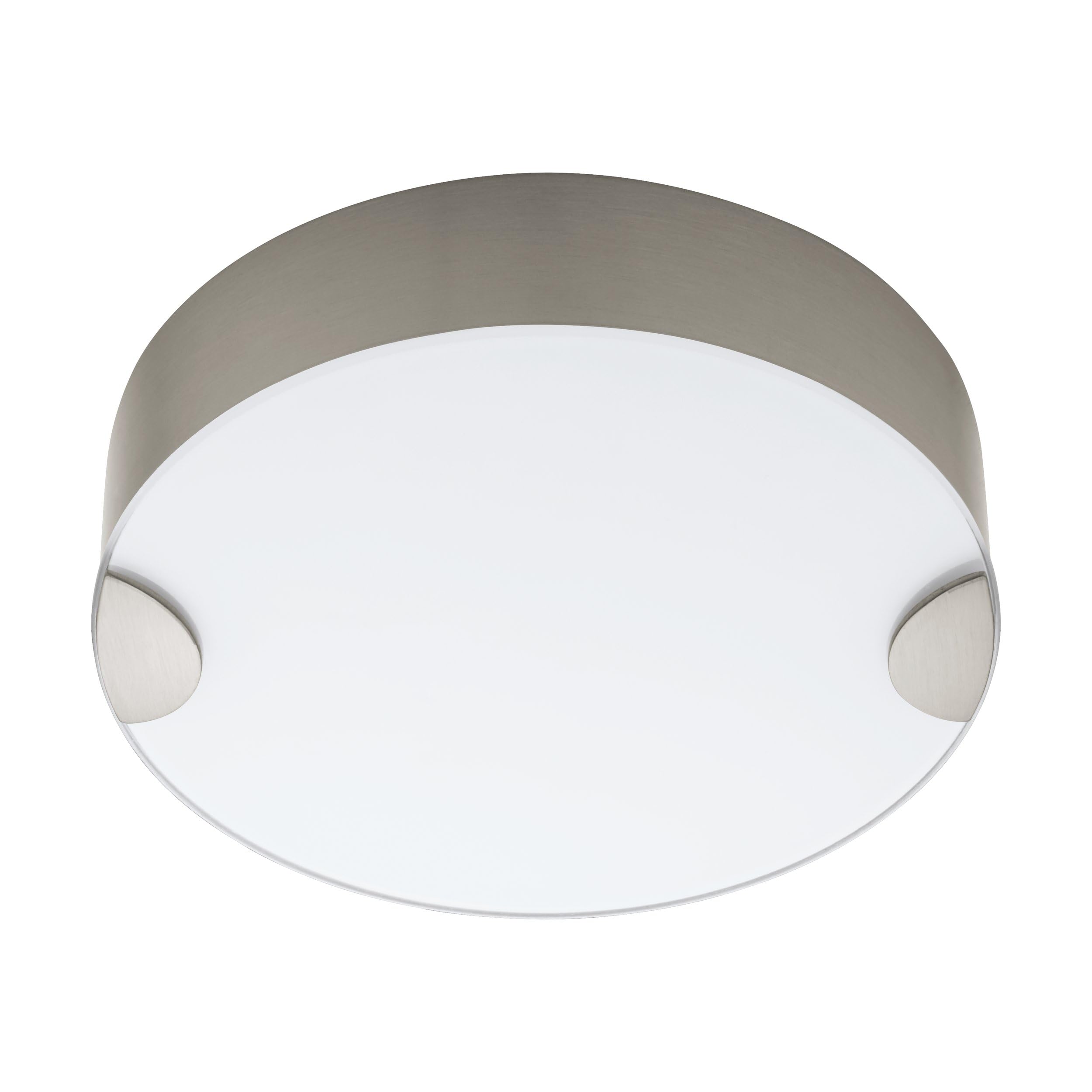 eglo-cupella-led-wand-deckenleuchte-15-cm-nickel-matt-glas-wei-warmwei image 1