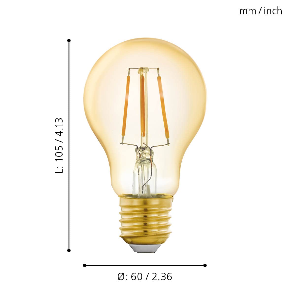 eglo-connect-z-smart-led-e27-a60-zigbee-vintage-bernstein-dimmbar image 4