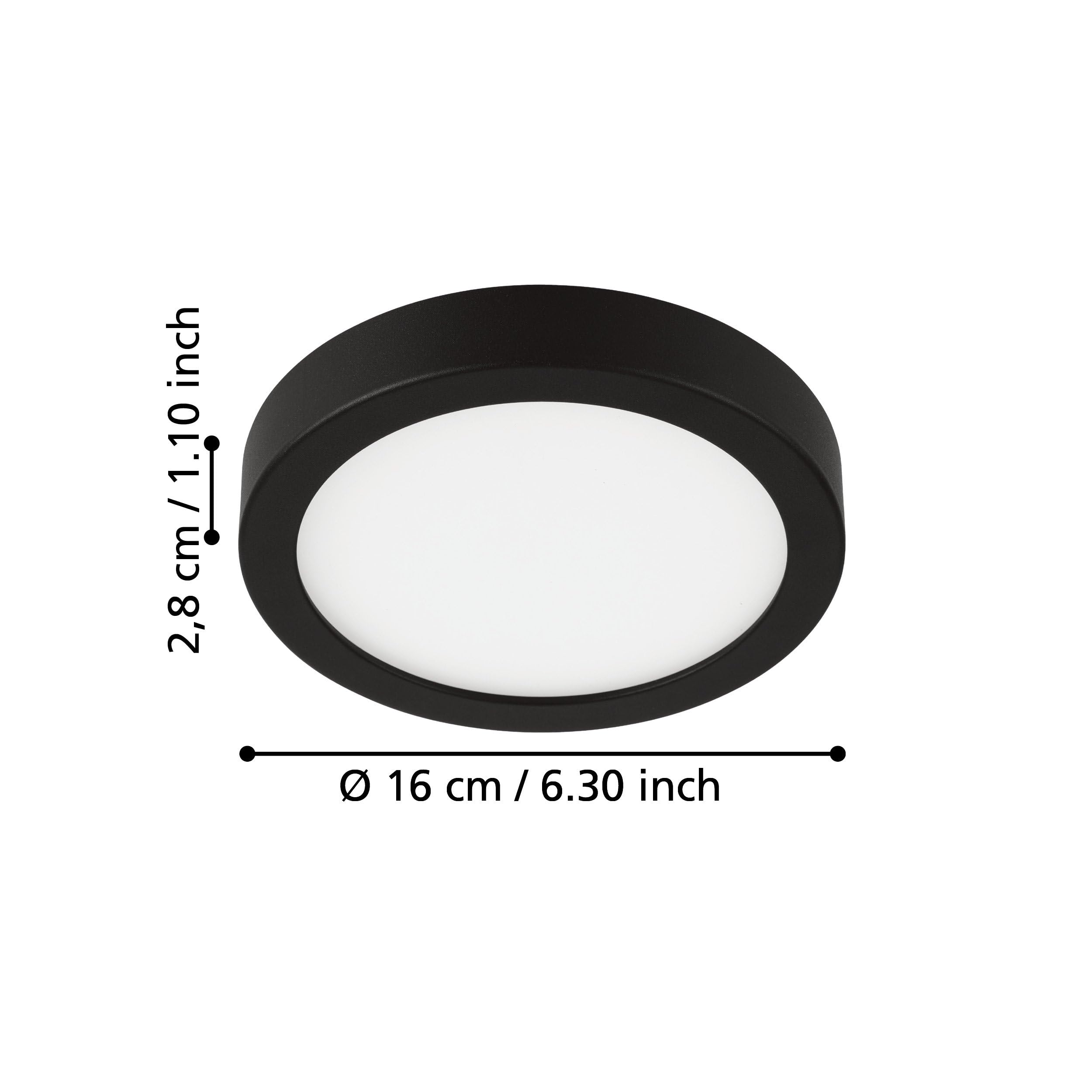 eglo-fueva-5-led-deckenleuchte-16-cm-aufbauleuchte-schwarz-wei-1200-lumen image 5